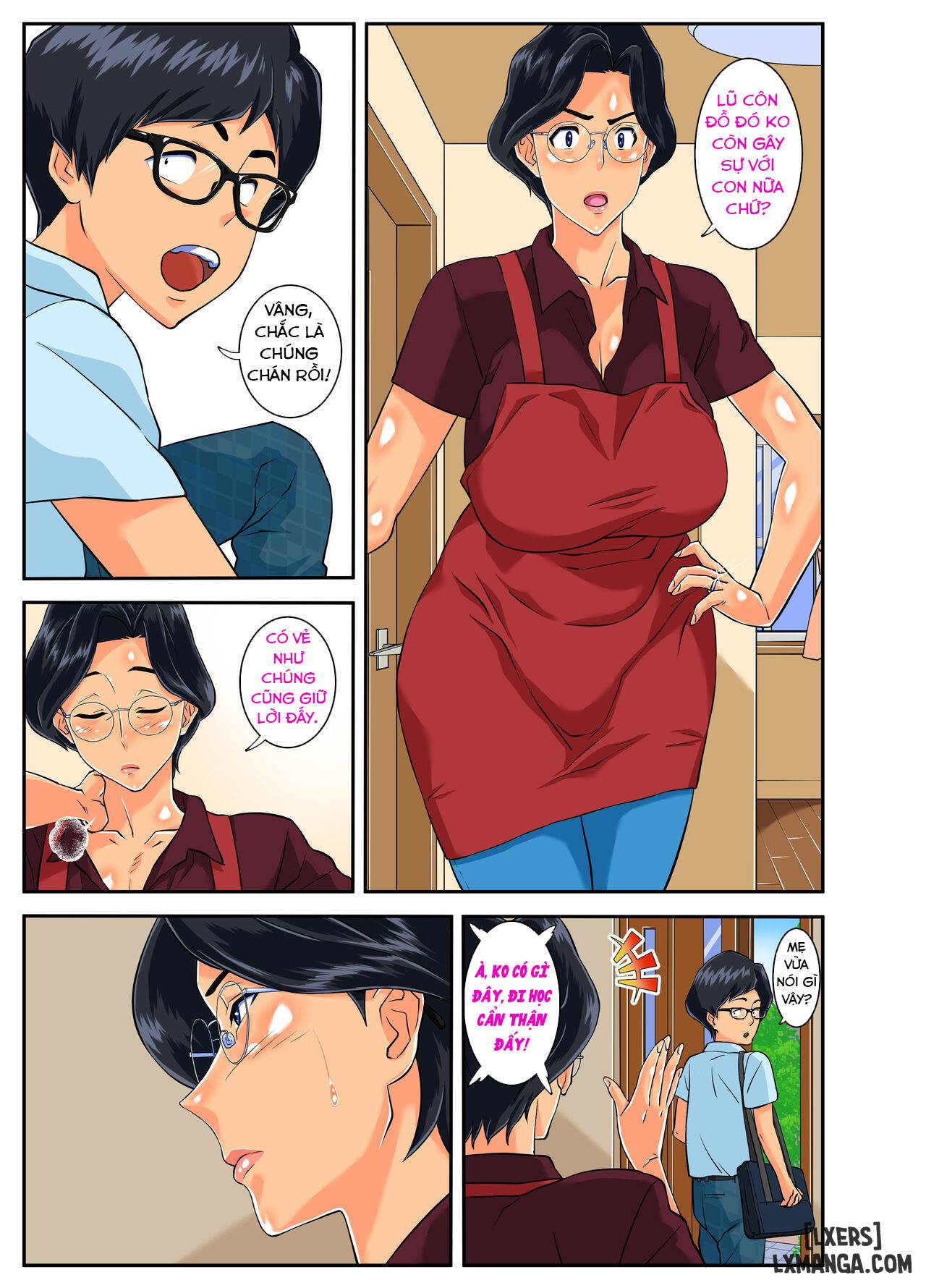 HentaiVN.net - Ảnh 56 - Musuko no Migawari ni Ijimekko ni Karada o Sashidasu Kimajime de Okatai Bakunyuu Mama! - Oneshot