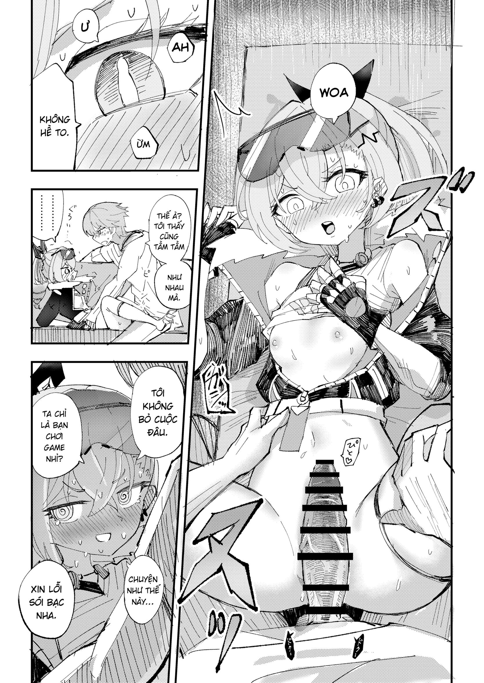 HentaiVN.net - Ảnh 14 - Khám phá bản thân cùng Chồn xám - Oneshot