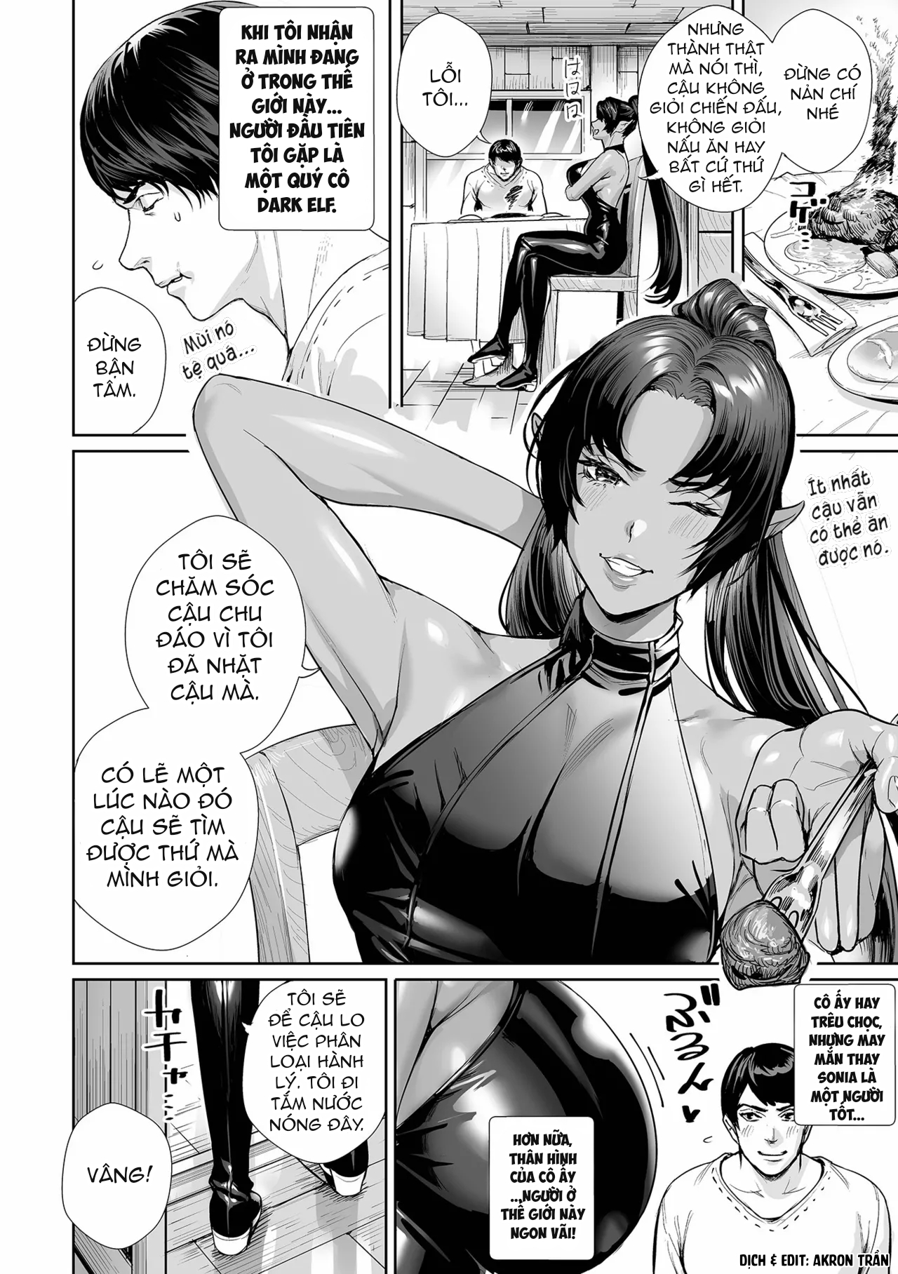 HentaiVN.net - Ảnh 3 - Dark Elf no Onee-san ni Hirowarete - Oneshot