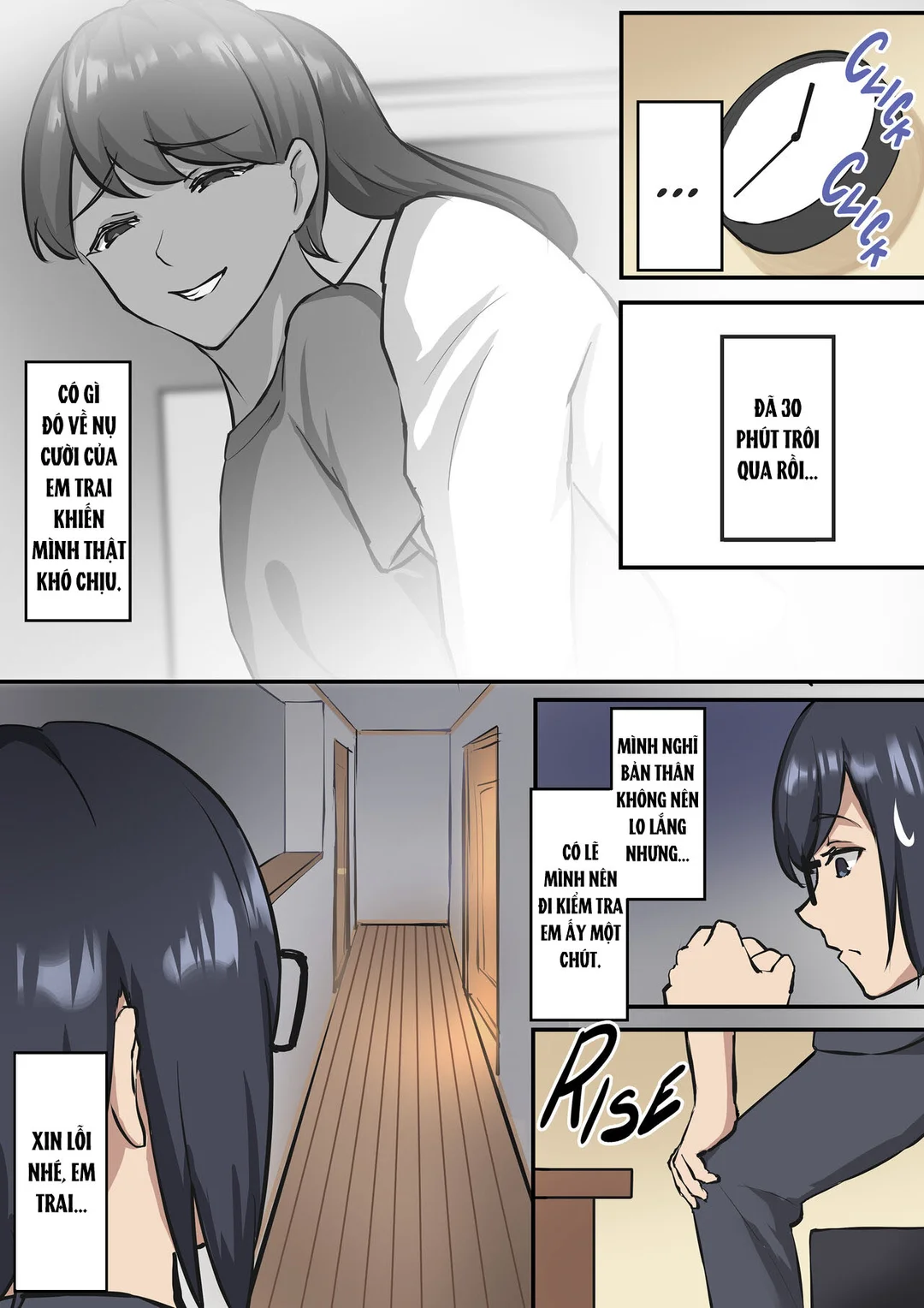 HentaiVN.net - Ảnh 13 - Bị thằng em trai cắm sừng - Oneshot