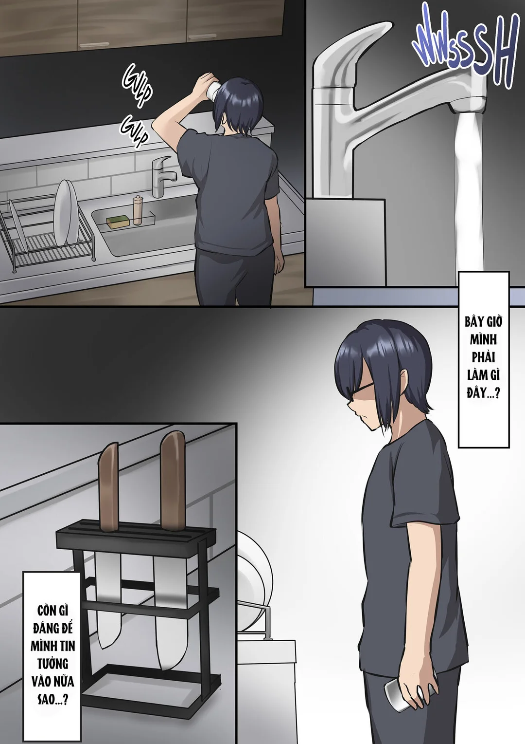 HentaiVN.net - Ảnh 24 - Bị thằng em trai cắm sừng - Oneshot