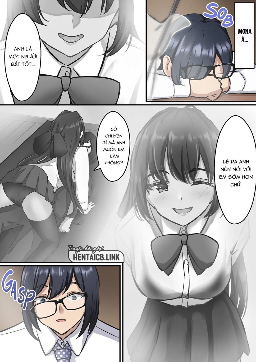 HentaiVN.net - Ảnh 38 - Bị thằng em trai cắm sừng - Oneshot