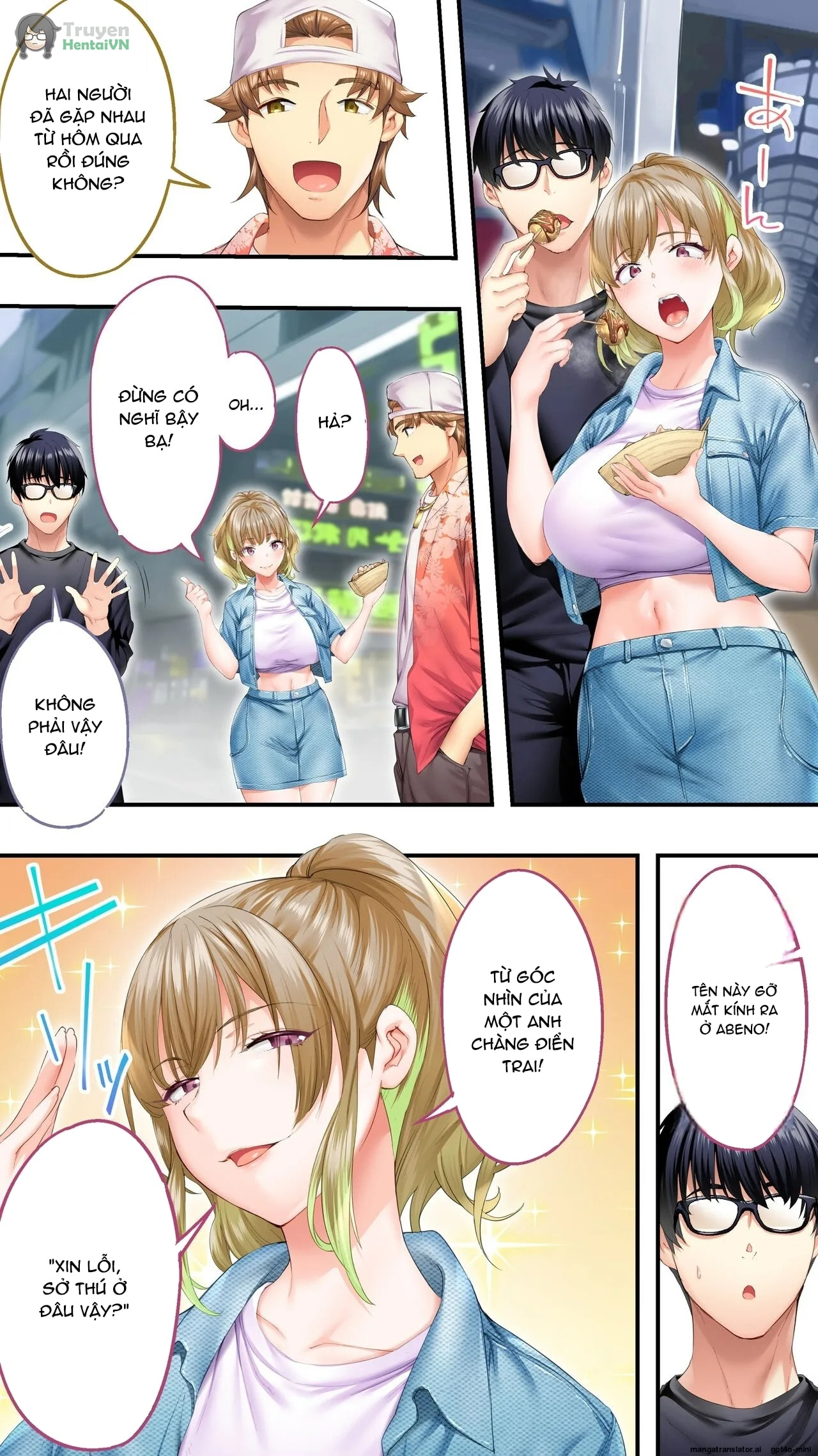 HentaiVN.net - Ảnh 17 - Panpan Travelers Oosaka Shuudan Rapehen - Part 1