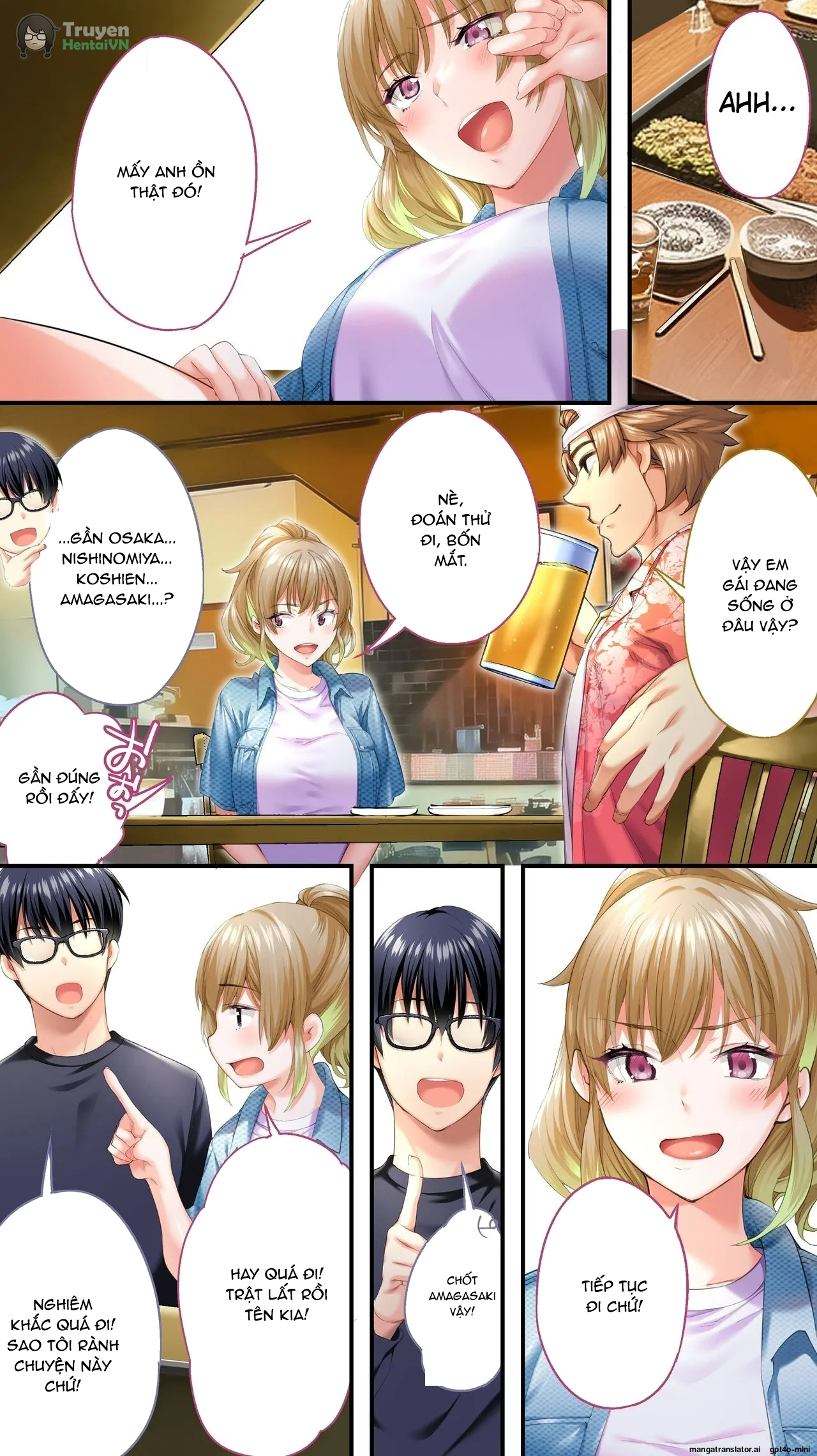 HentaiVN.net - Ảnh 23 - Panpan Travelers Oosaka Shuudan Rapehen - Part 1
