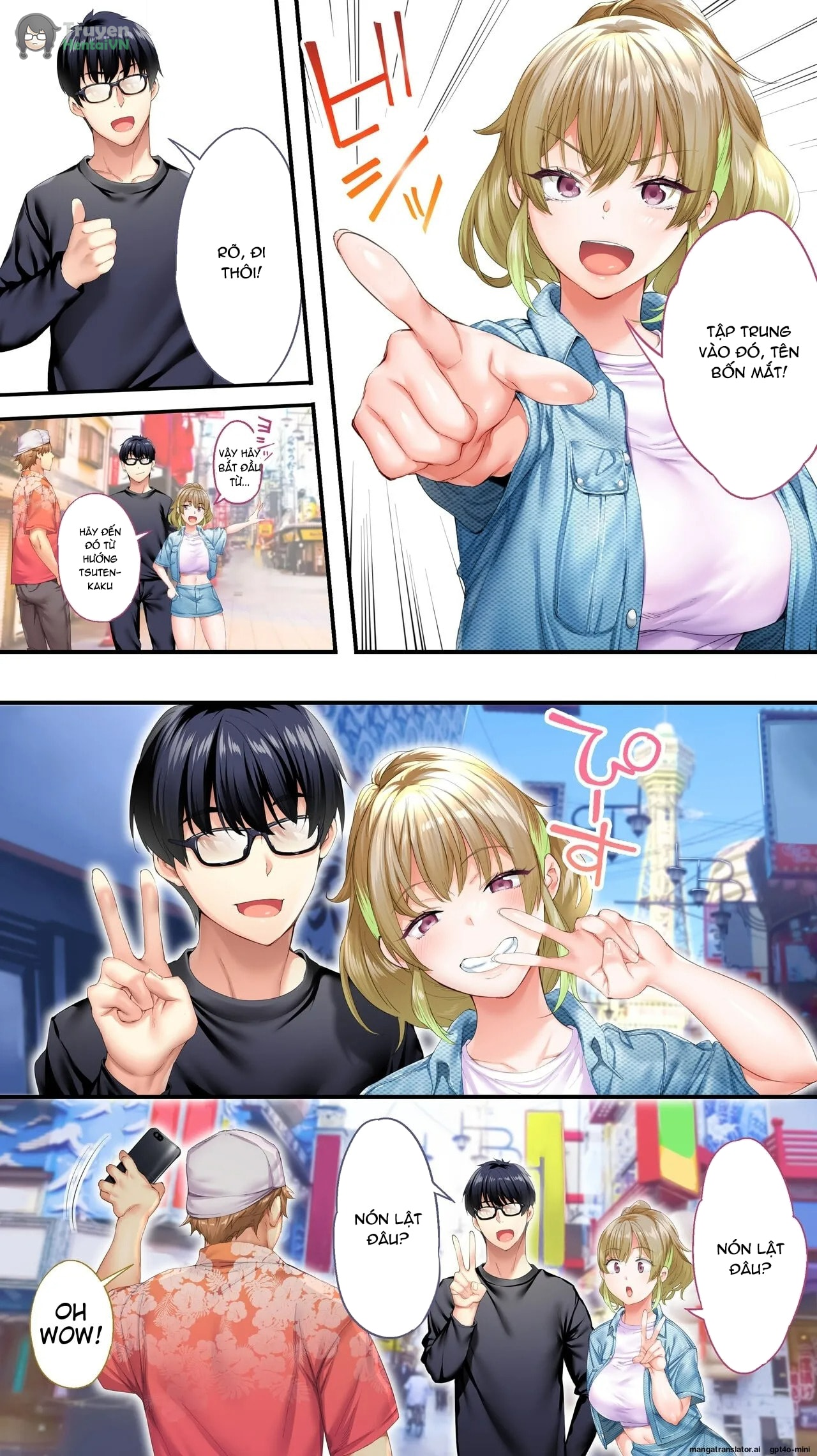HentaiVN.net - Ảnh 7 - Panpan Travelers Oosaka Shuudan Rapehen - Part 1