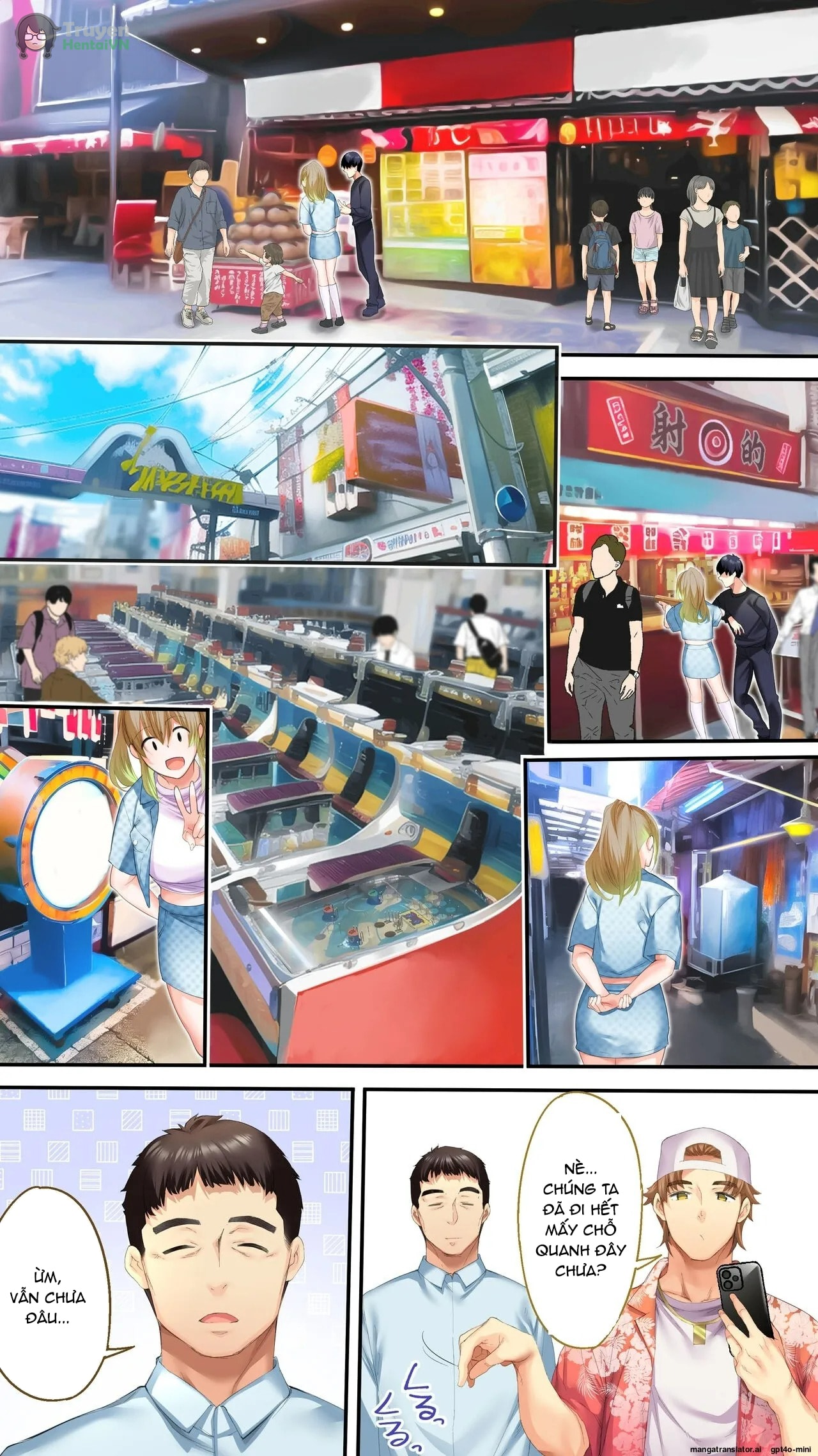 HentaiVN.net - Ảnh 8 - Panpan Travelers Oosaka Shuudan Rapehen - Part 1