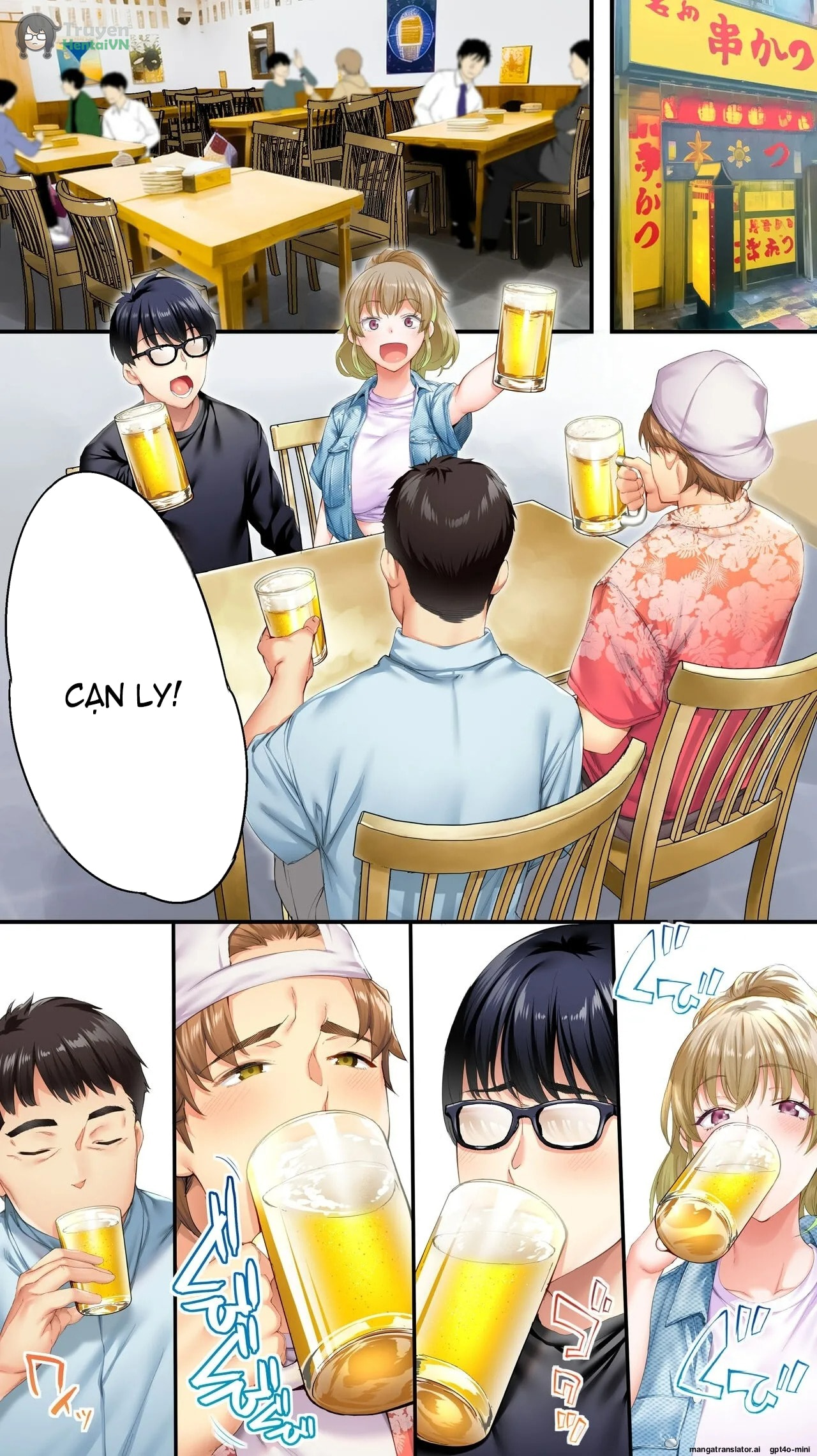 HentaiVN.net - Ảnh 9 - Panpan Travelers Oosaka Shuudan Rapehen - Part 1