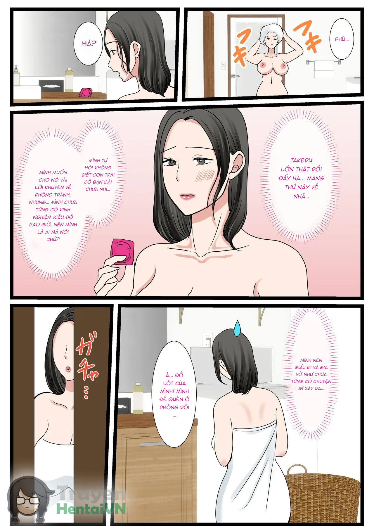 HentaiVN.net - Ảnh 10 - Shojo no Haha wa Musuko ni Dakarete Ko o Haramu - Oneshot