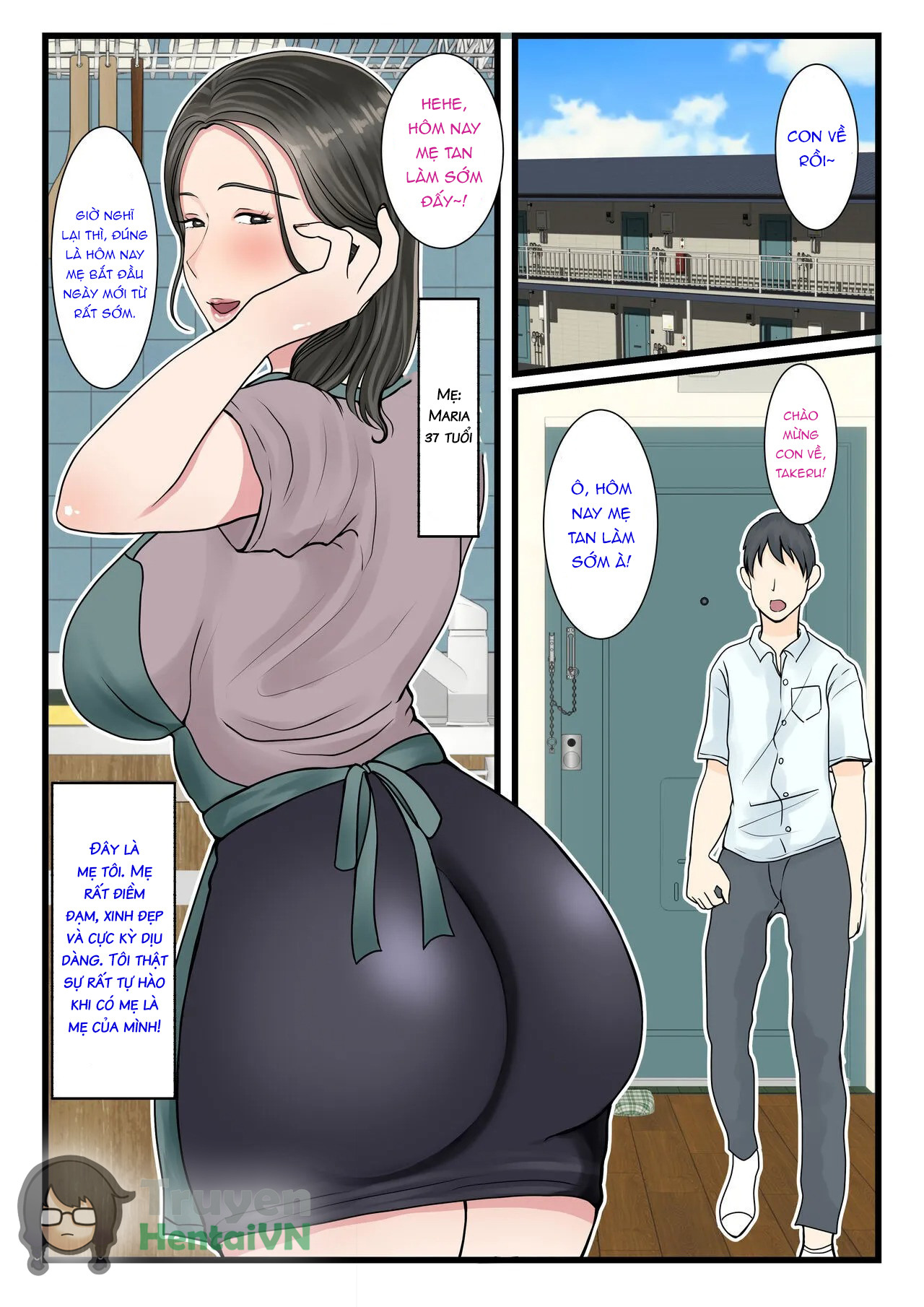 HentaiVN.net - Ảnh 2 - Shojo no Haha wa Musuko ni Dakarete Ko o Haramu - Oneshot
