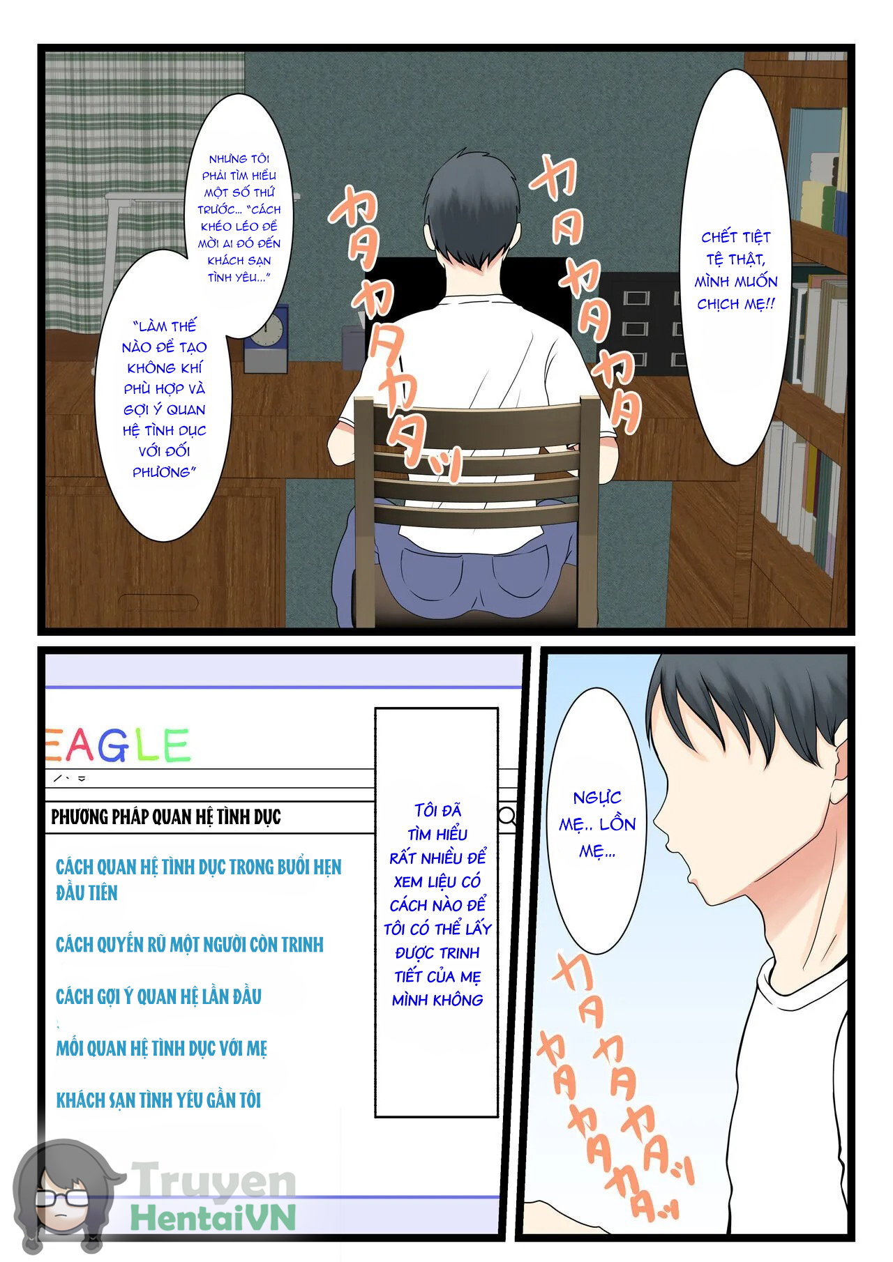 HentaiVN.net - Ảnh 25 - Shojo no Haha wa Musuko ni Dakarete Ko o Haramu - Oneshot