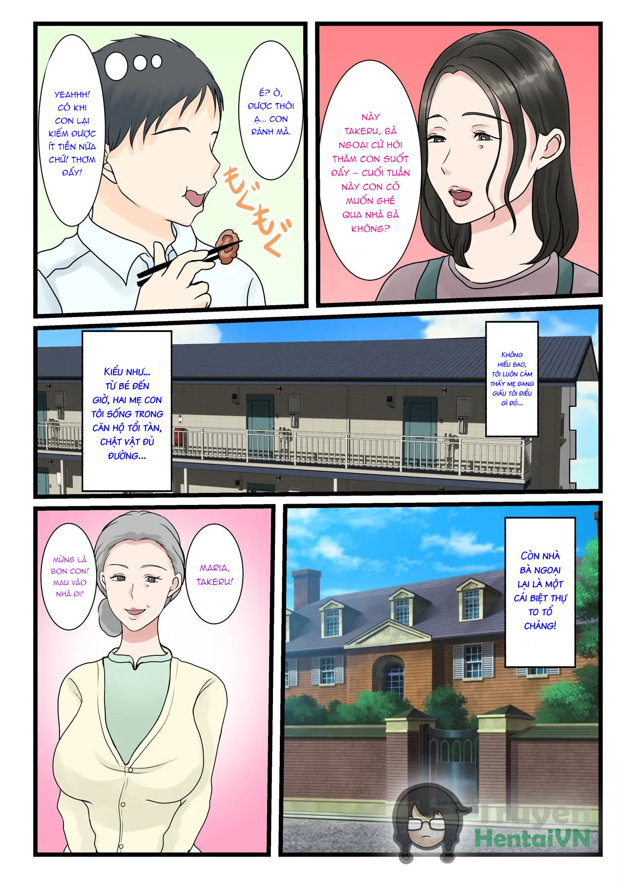 HentaiVN.net - Ảnh 4 - Shojo no Haha wa Musuko ni Dakarete Ko o Haramu - Oneshot