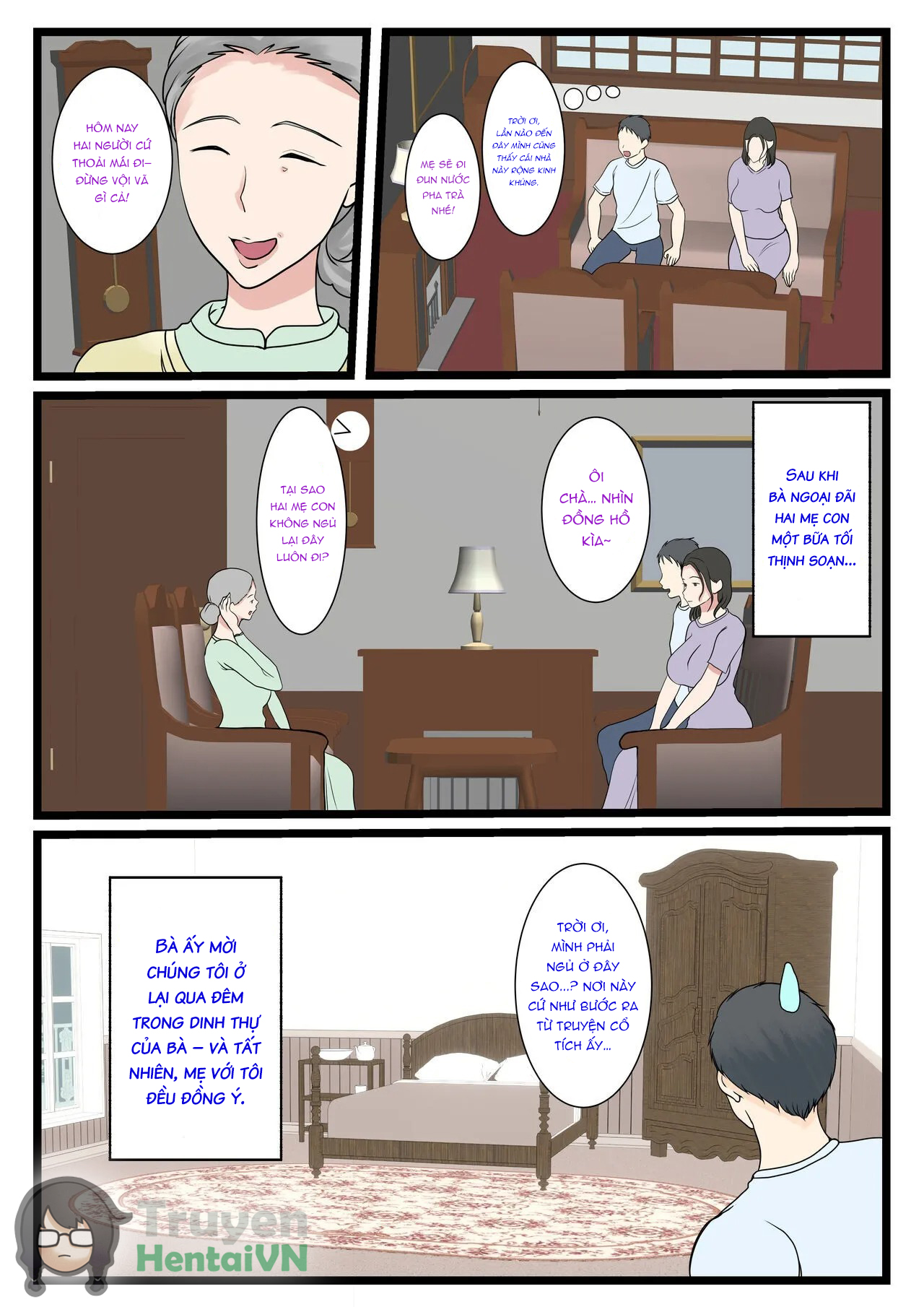 HentaiVN.net - Ảnh 5 - Shojo no Haha wa Musuko ni Dakarete Ko o Haramu - Oneshot