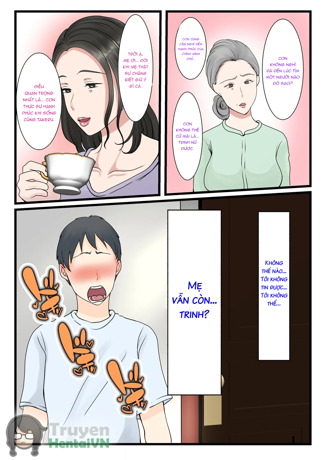 HentaiVN.net - Ảnh 7 - Shojo no Haha wa Musuko ni Dakarete Ko o Haramu - Oneshot