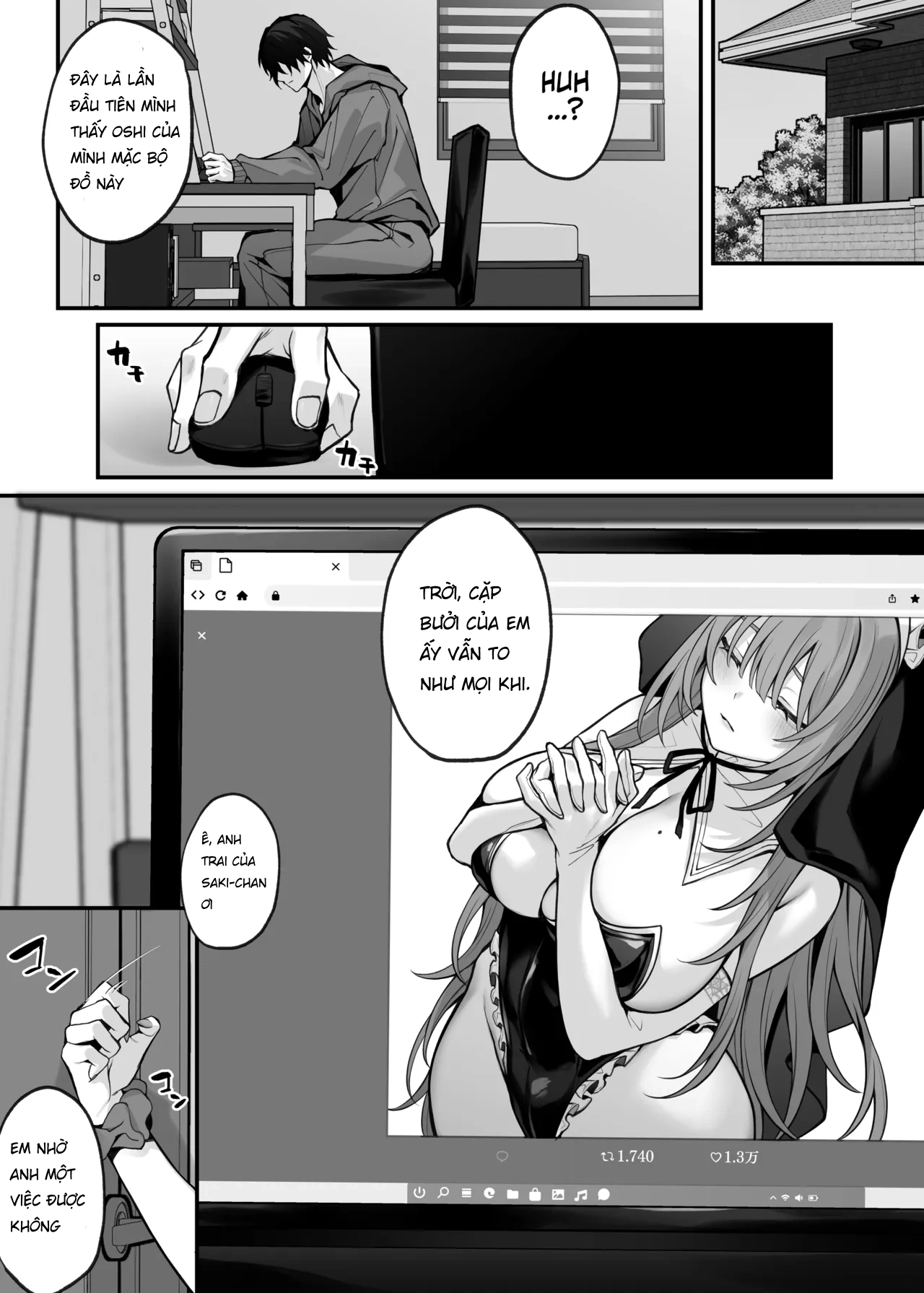 HentaiVN.net - Ảnh 3 - Imouto no Tomodachi ga Akogare no G-Cup Gal Cosplayer Datta Hanashi - Oneshot