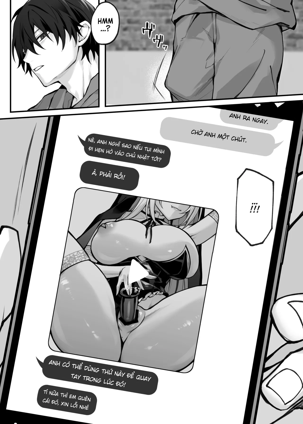 HentaiVN.net - Ảnh 61 - Imouto no Tomodachi ga Akogare no G-Cup Gal Cosplayer Datta Hanashi - Oneshot
