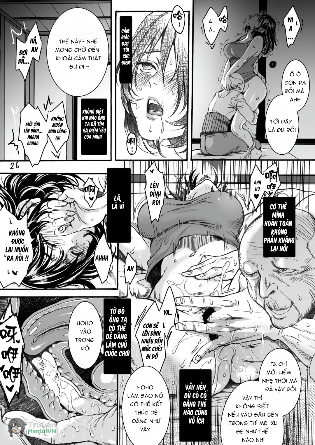 HentaiVN.net - Ảnh 25 - Tắm cho lão già dâm dục - Oneshot