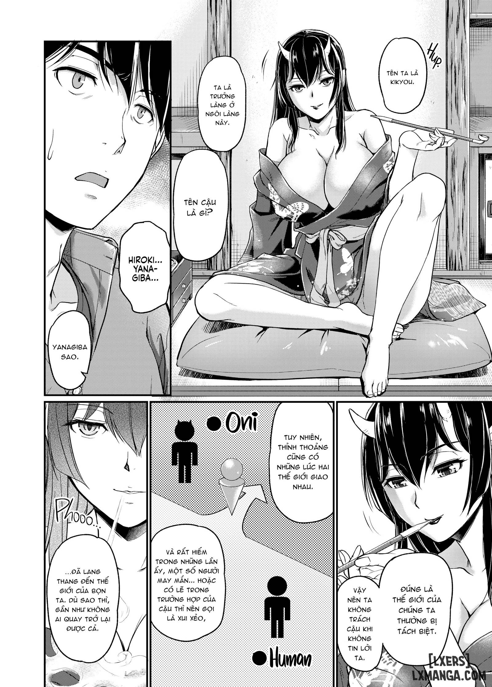 HentaiVN.net - Ảnh 15 - Oni Harame: Impregnate ALL the Oni! - Chap 1