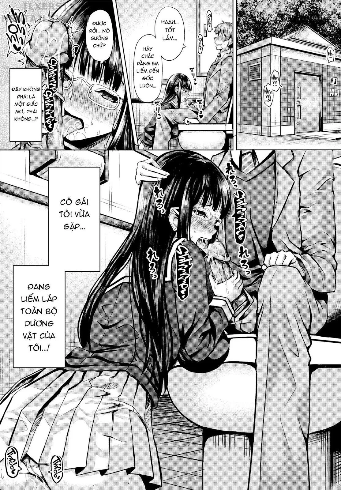 HentaiVN.net - Ảnh 5 - Ứng dụng thôi miên - Gái ngoan ra không ngừng vì cặc tôi [Hypnosis App – Making A Good Girl Cum on My Dick Nonstop] - Chap 1