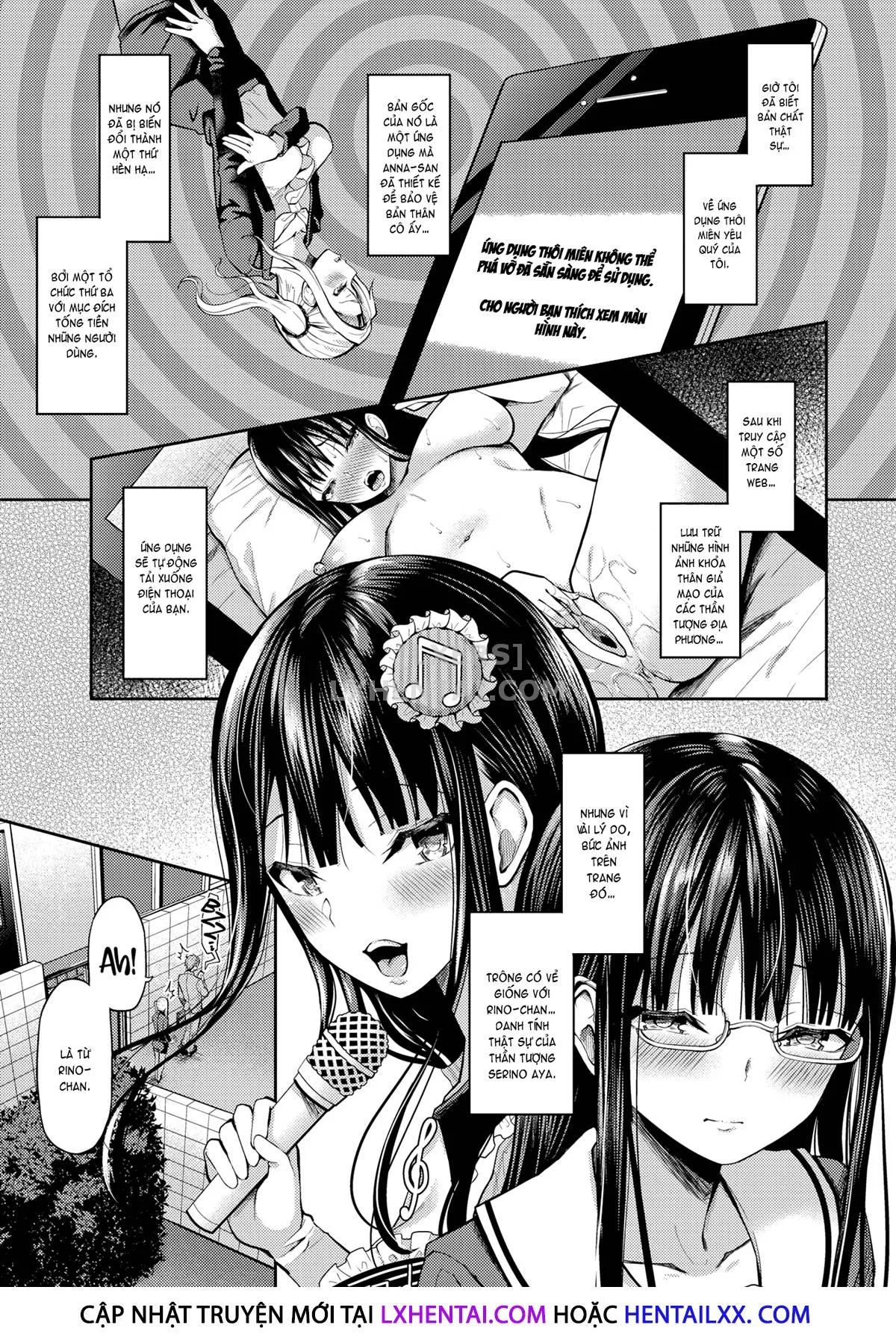 HentaiVN.net - Ảnh 5 - Ứng dụng thôi miên - Gái ngoan ra không ngừng vì cặc tôi [Hypnosis App – Making A Good Girl Cum on My Dick Nonstop] - Chap 12
