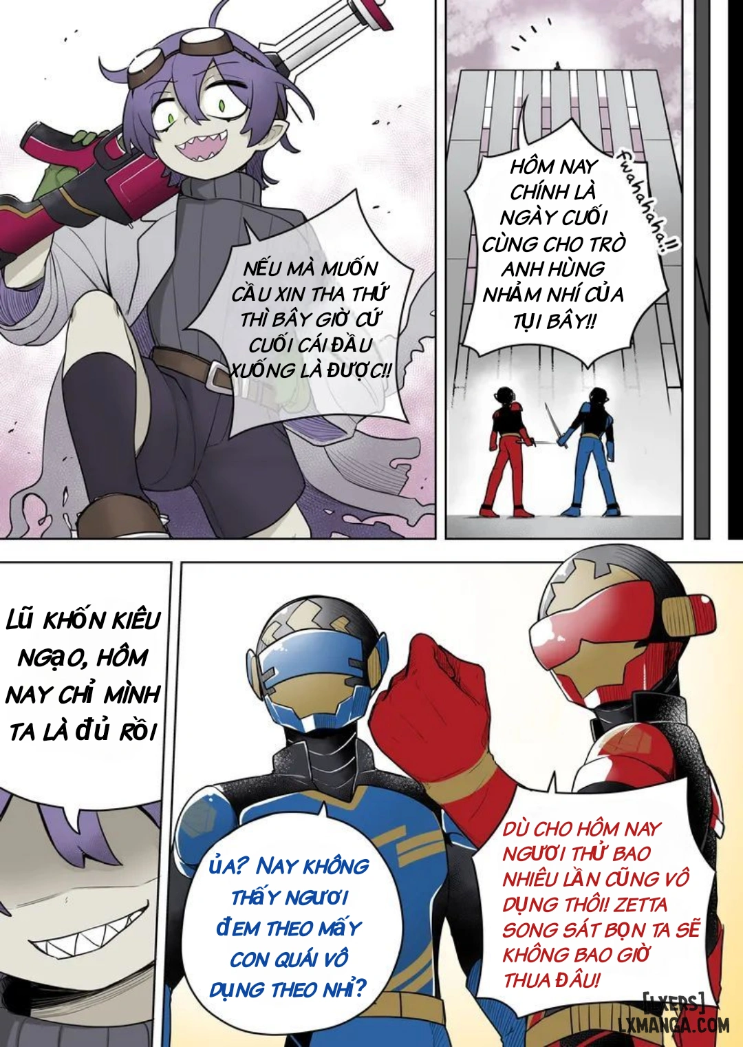 HentaiVN.net - Ảnh 4 - Nhóm anh hùng mama - Oneshot