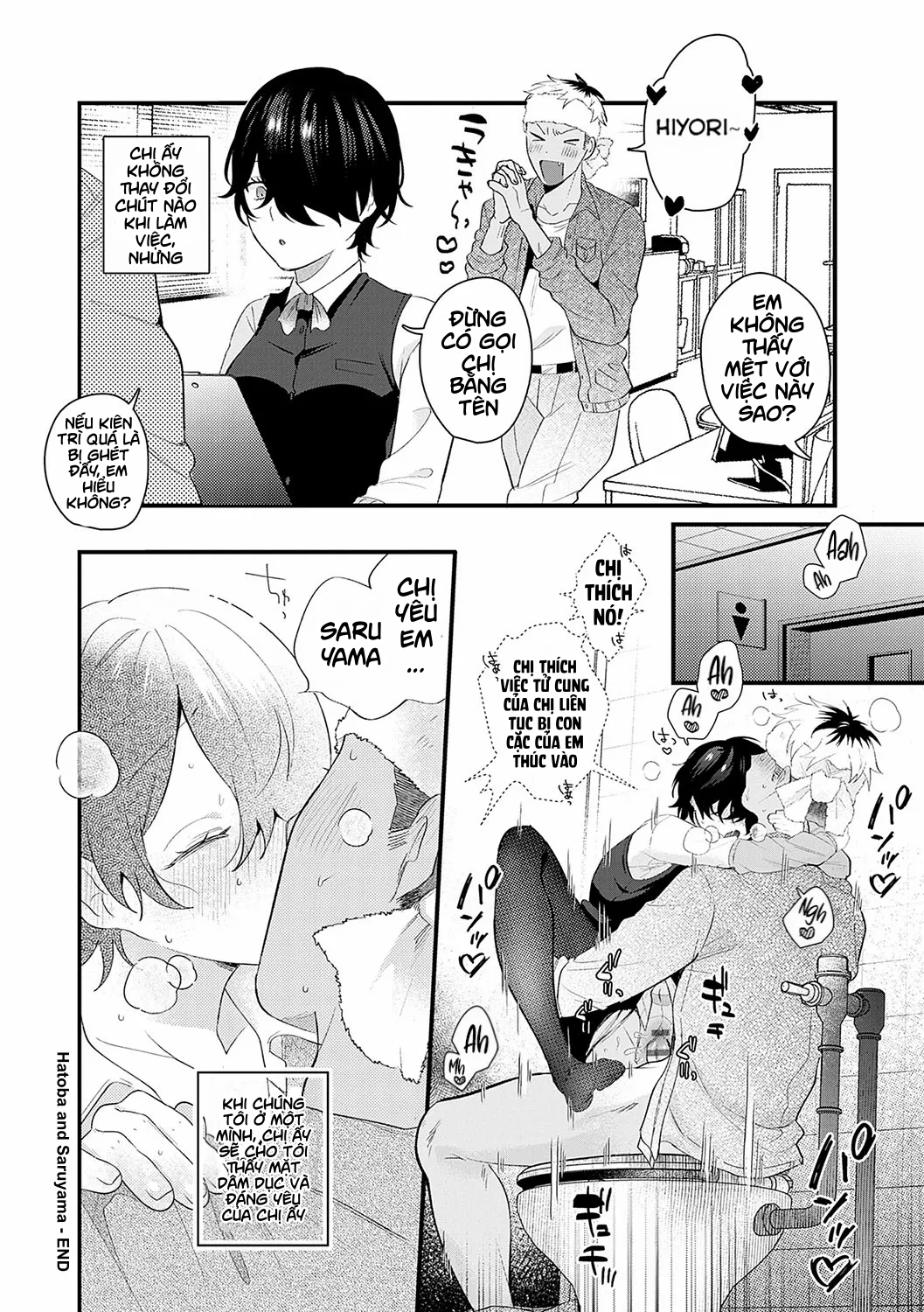 HentaiVN.net - Ảnh 24 - Hatoba-san to Saruyama-kun - Chapter 1