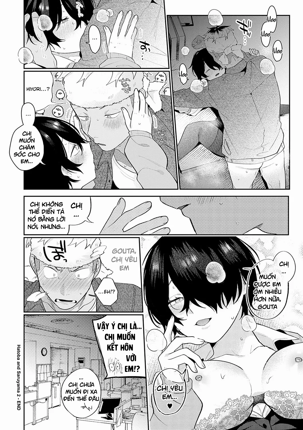 HentaiVN.net - Ảnh 10 - Hatoba-san to Saruyama-kun - Chapter 2