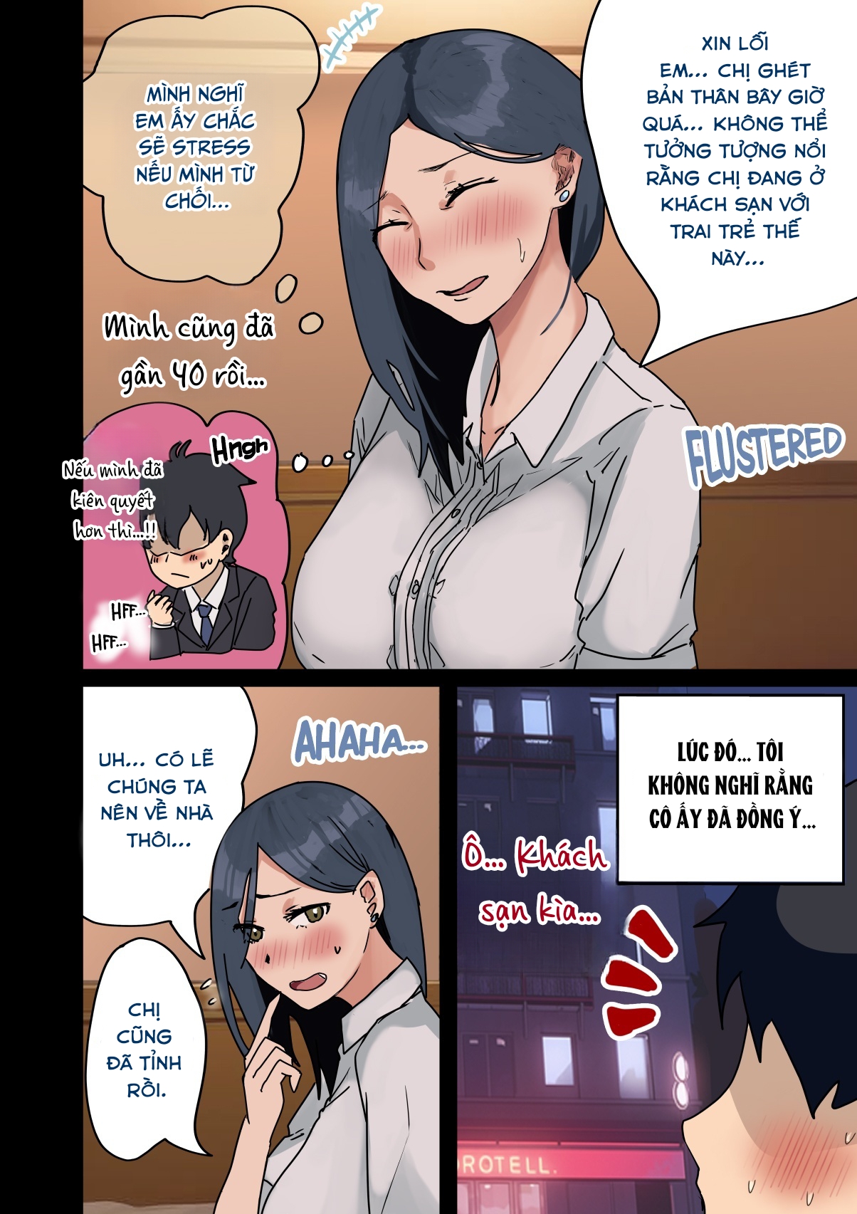 HentaiVN.net - Ảnh 16 - Kaisha no Madonna to Lucky de Yareta Hanashi - Oneshot