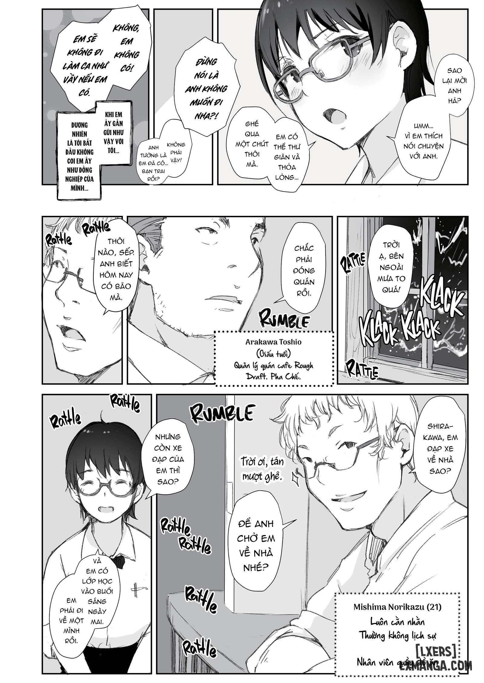 HentaiVN.net - Ảnh 3 - Laid Time Off + Night Shift - Oneshot
