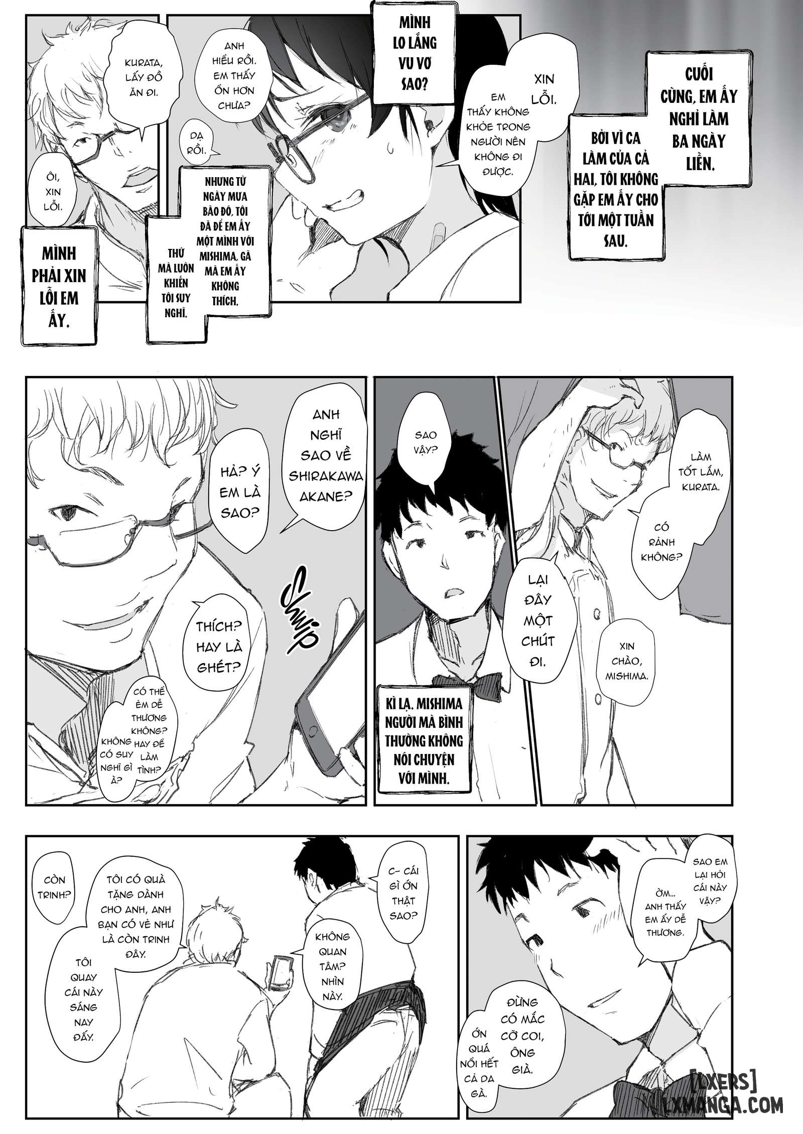HentaiVN.net - Ảnh 8 - Laid Time Off + Night Shift - Oneshot