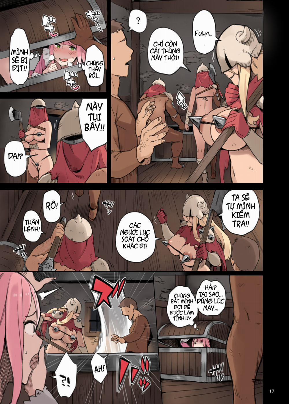 HentaiVN.net - Ảnh 17 - Shinryaku No Wild Ecchi Teikoku!! -Inran Dasshutsu Hen- [Raid From The Wild Sex Empire!! -Lewd Escape Part-] - Oneshot