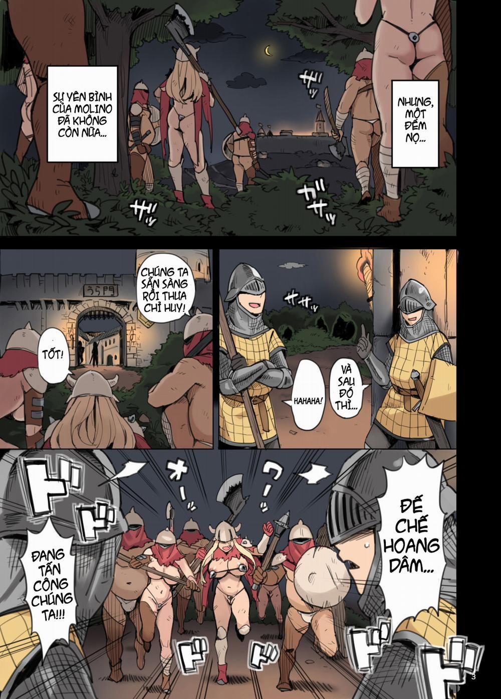 HentaiVN.net - Ảnh 3 - Shinryaku No Wild Ecchi Teikoku!! -Inran Dasshutsu Hen- [Raid From The Wild Sex Empire!! -Lewd Escape Part-] - Oneshot