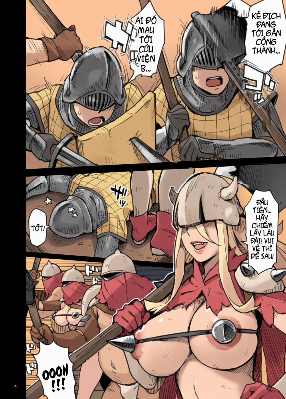 HentaiVN.net - Ảnh 4 - Shinryaku No Wild Ecchi Teikoku!! -Inran Dasshutsu Hen- [Raid From The Wild Sex Empire!! -Lewd Escape Part-] - Oneshot