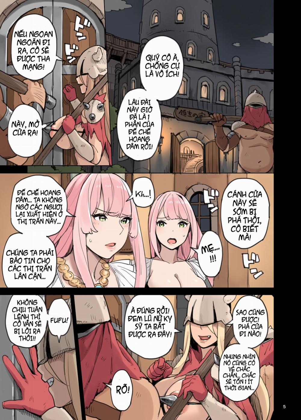 HentaiVN.net - Ảnh 5 - Shinryaku No Wild Ecchi Teikoku!! -Inran Dasshutsu Hen- [Raid From The Wild Sex Empire!! -Lewd Escape Part-] - Oneshot