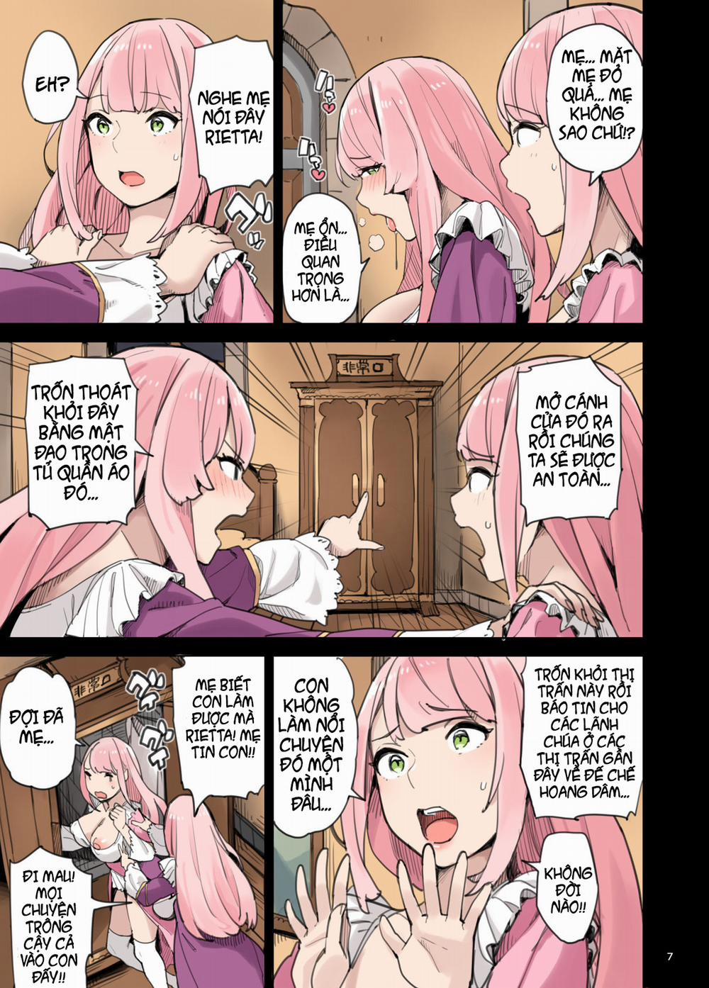 HentaiVN.net - Ảnh 7 - Shinryaku No Wild Ecchi Teikoku!! -Inran Dasshutsu Hen- [Raid From The Wild Sex Empire!! -Lewd Escape Part-] - Oneshot