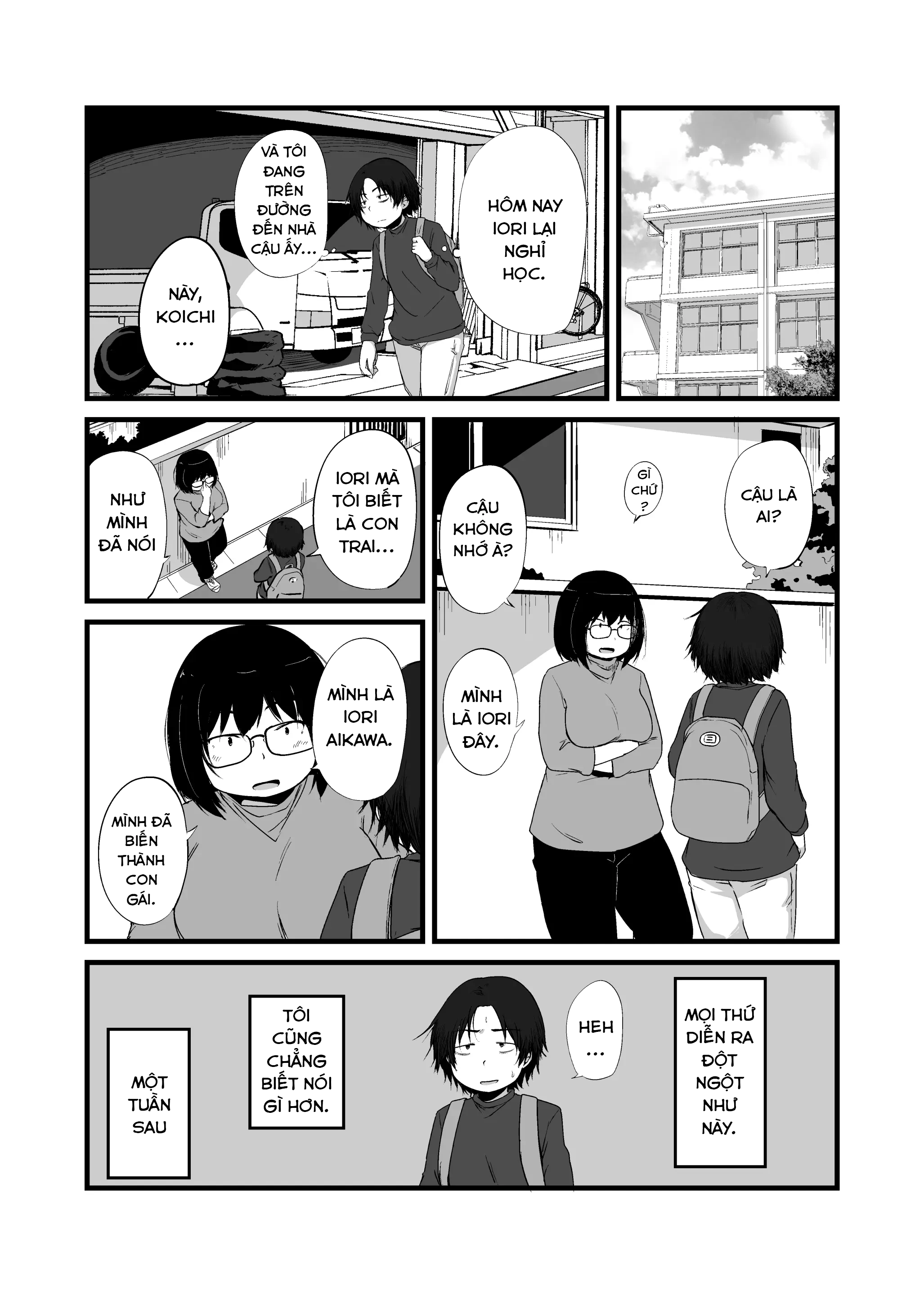 HentaiVN.net - Ảnh 4 - My Friend Became a Plain-Faced Girl With Big Tits After TS - Chapter 1