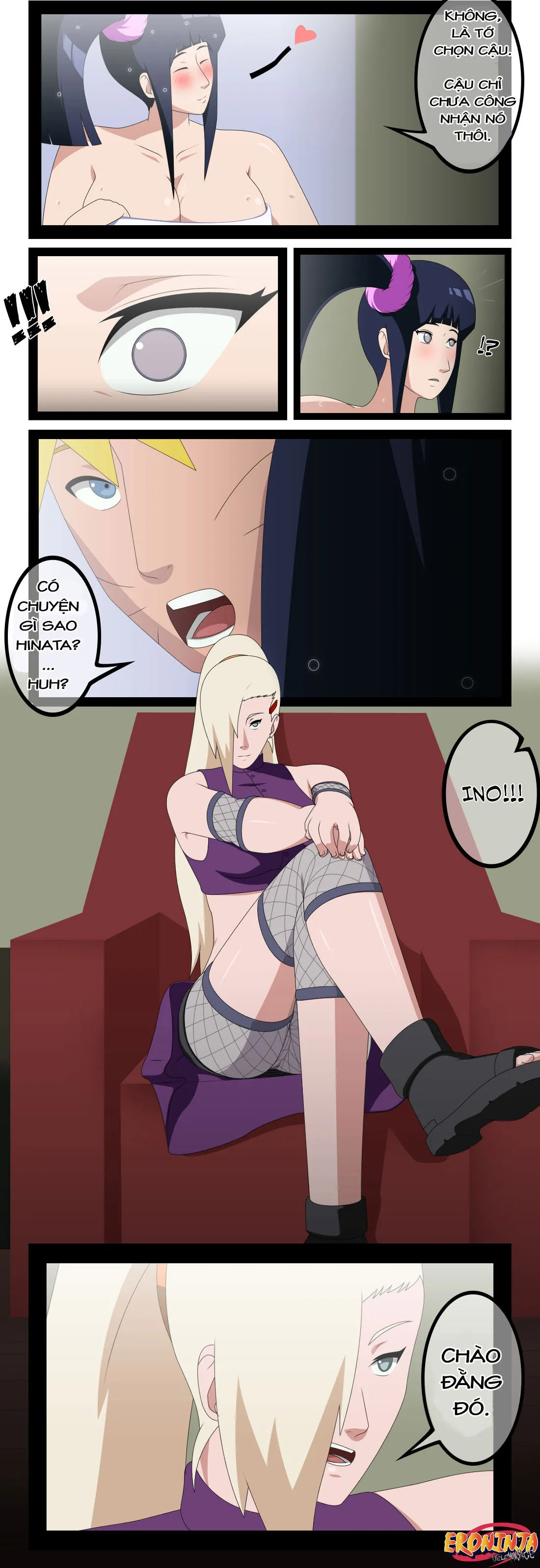 HentaiVN.net - Ảnh 16 - The Birth of the Eroninja (Naruto) - Chap 3. Threesome Hinata &Ino