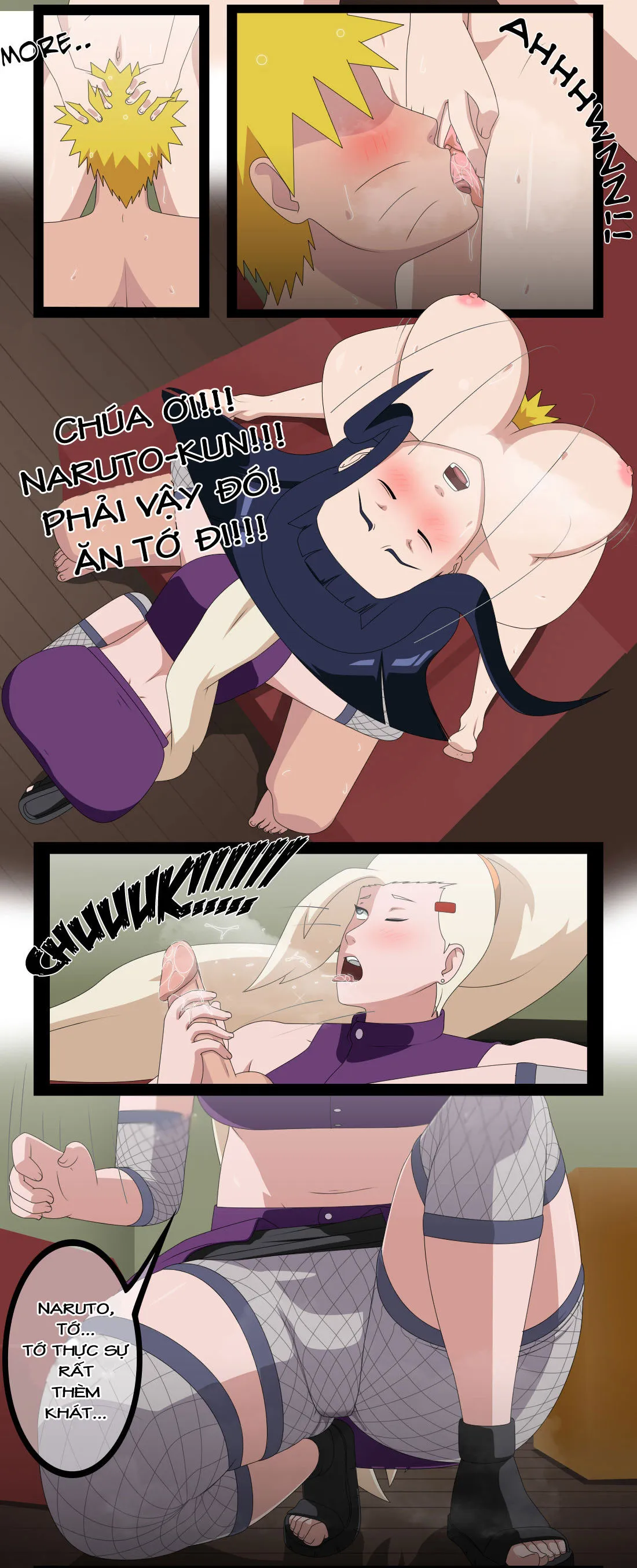 HentaiVN.net - Ảnh 23 - The Birth of the Eroninja (Naruto) - Chap 3. Threesome Hinata &Ino