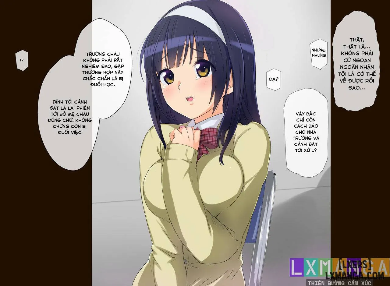 HentaiVN.net - Ảnh 10 - Manbiki Enzai Sou ~Chuunen Oyaji ni Okasare Otosareru Shoujo~ - Chap 1