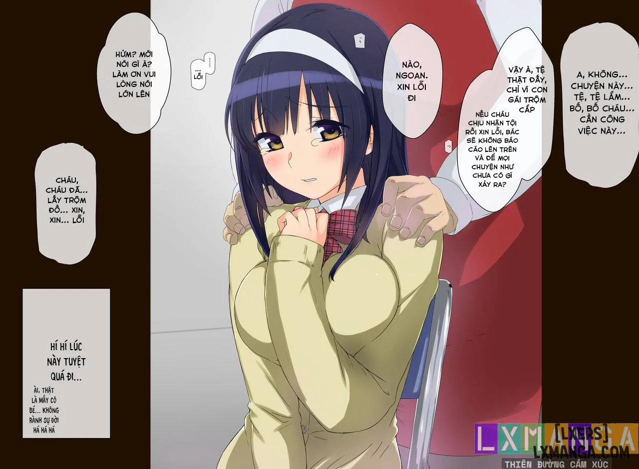 HentaiVN.net - Ảnh 11 - Manbiki Enzai Sou ~Chuunen Oyaji ni Okasare Otosareru Shoujo~ - Chap 1
