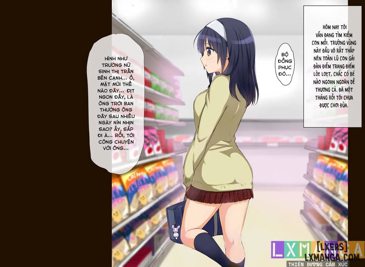 HentaiVN.net - Ảnh 4 - Manbiki Enzai Sou ~Chuunen Oyaji ni Okasare Otosareru Shoujo~ - Chap 1