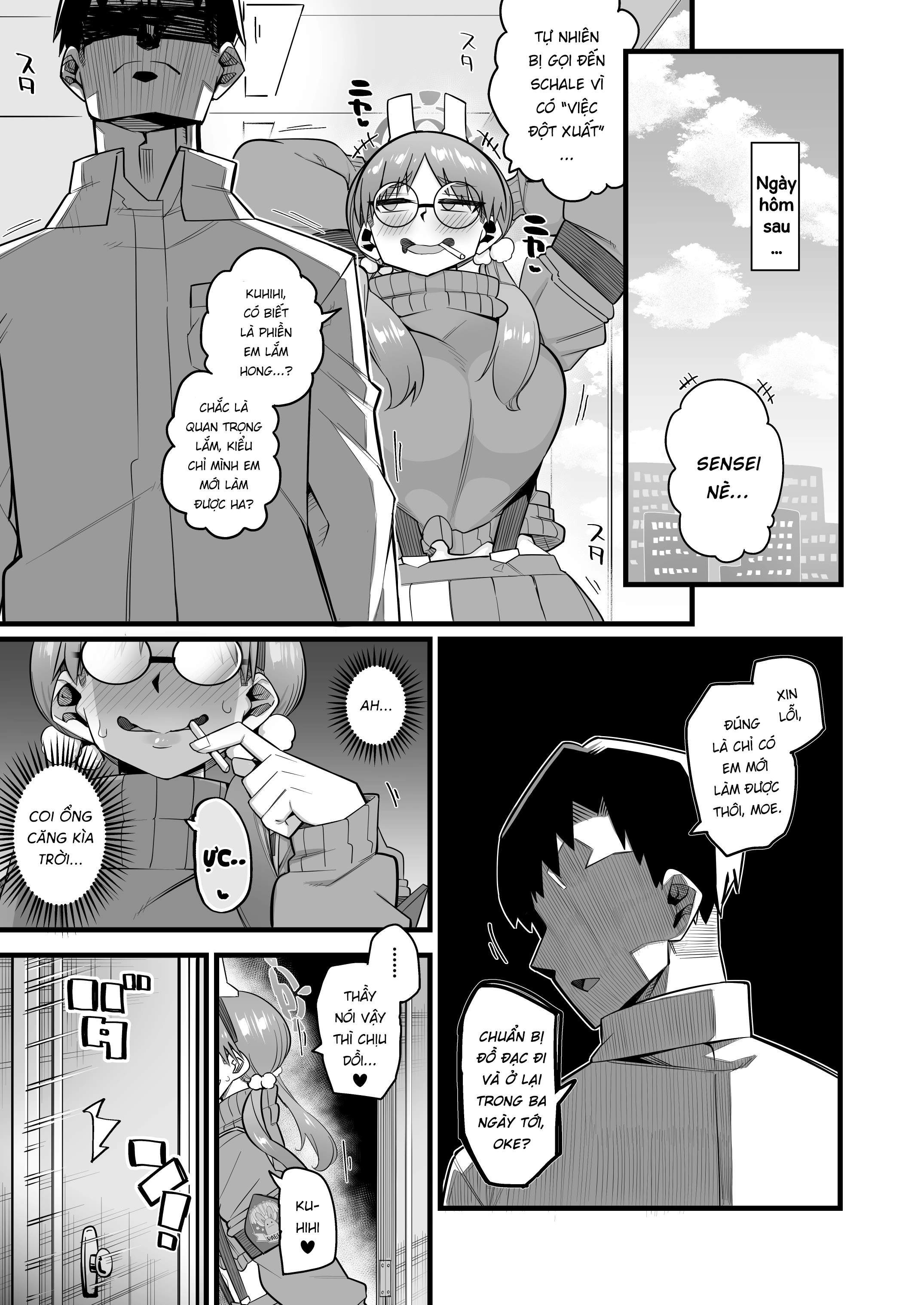 HentaiVN.net - Ảnh 15 - Moe muốn bị Sensei ĐỤ TÀN BẠO ♥ - Chương 1: nơi tình yêu bốc đầu