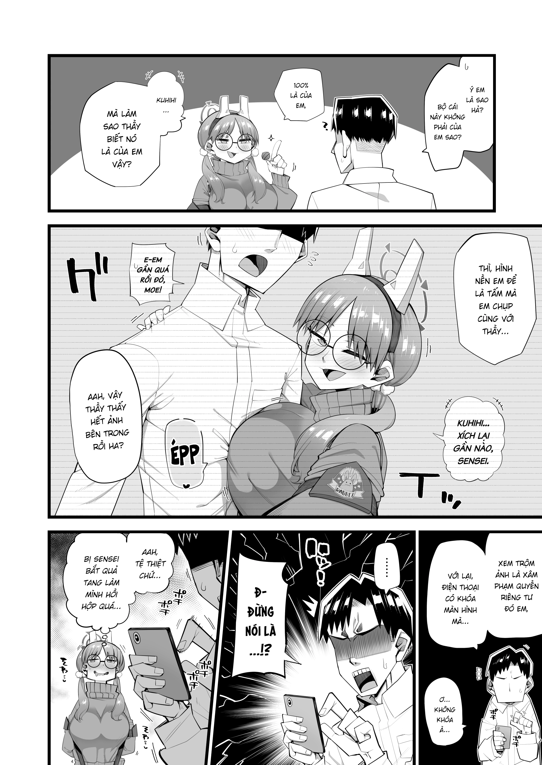 HentaiVN.net - Ảnh 4 - Moe muốn bị Sensei ĐỤ TÀN BẠO ♥ - Chương 1: nơi tình yêu bốc đầu