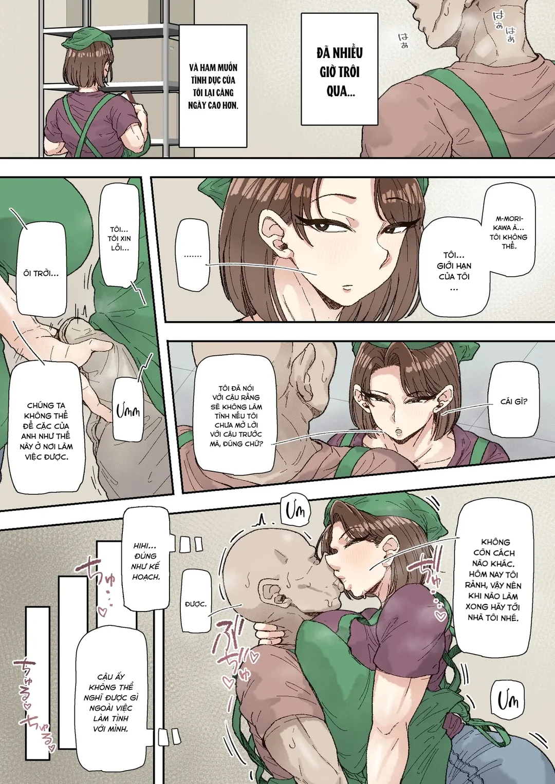HentaiVN.net - Ảnh 17 - Morikawa Minako (42) Beit-saki no Deka Chin-kun ni Assari Kan Ochi - Oneshot