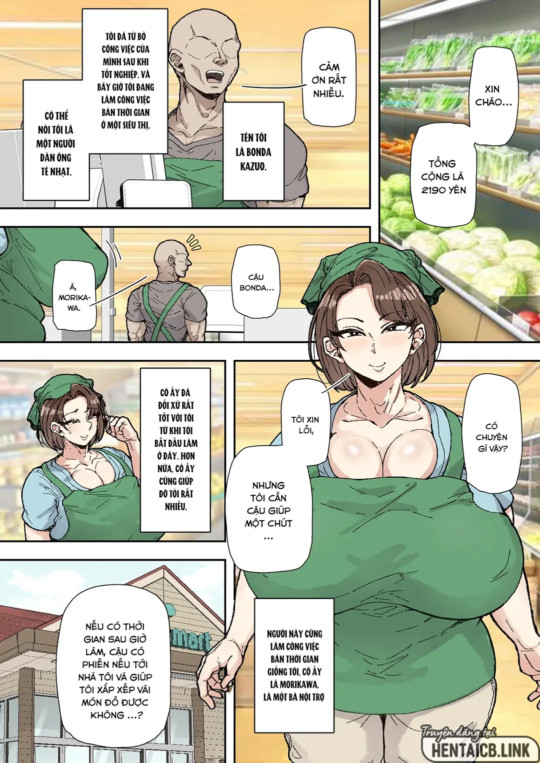 HentaiVN.net - Ảnh 3 - Morikawa Minako (42) Beit-saki no Deka Chin-kun ni Assari Kan Ochi - Oneshot
