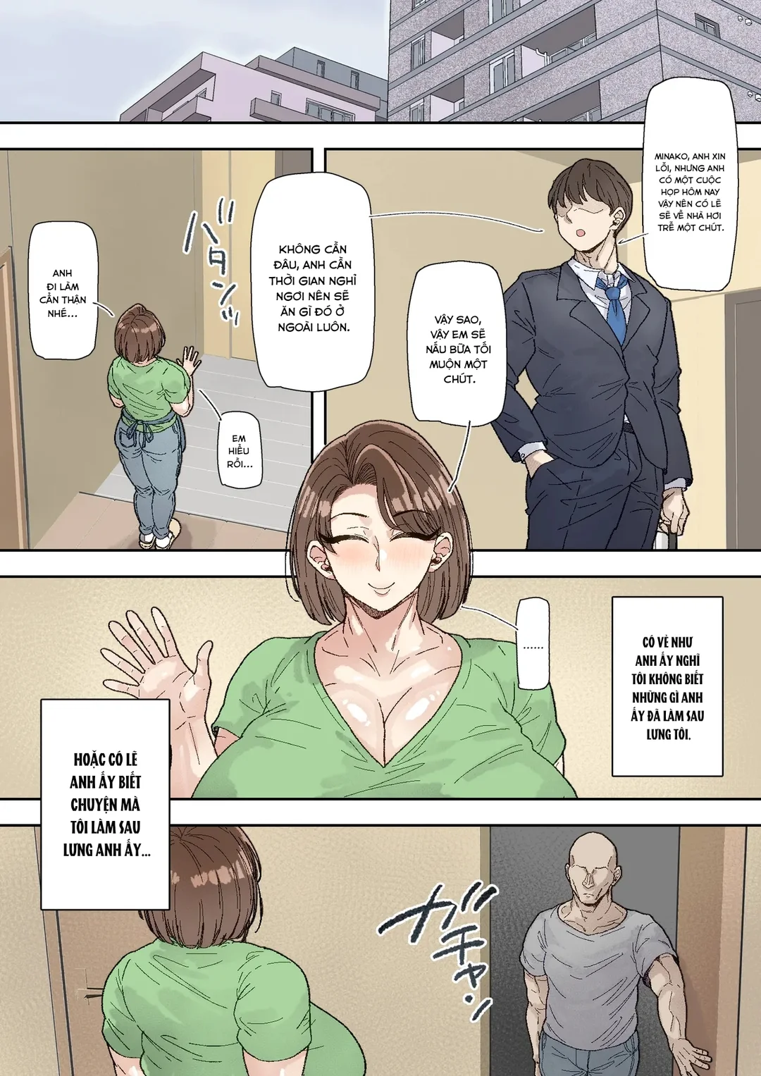 HentaiVN.net - Ảnh 32 - Morikawa Minako (42) Beit-saki no Deka Chin-kun ni Assari Kan Ochi - Oneshot