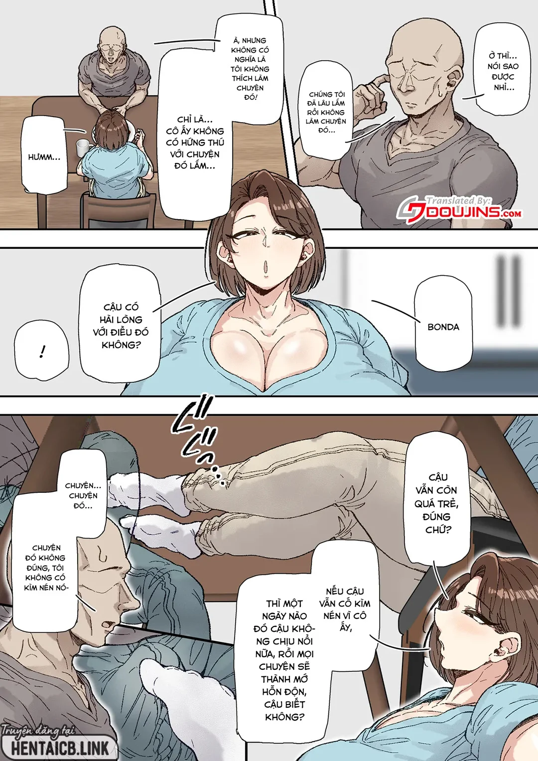 HentaiVN.net - Ảnh 6 - Morikawa Minako (42) Beit-saki no Deka Chin-kun ni Assari Kan Ochi - Oneshot