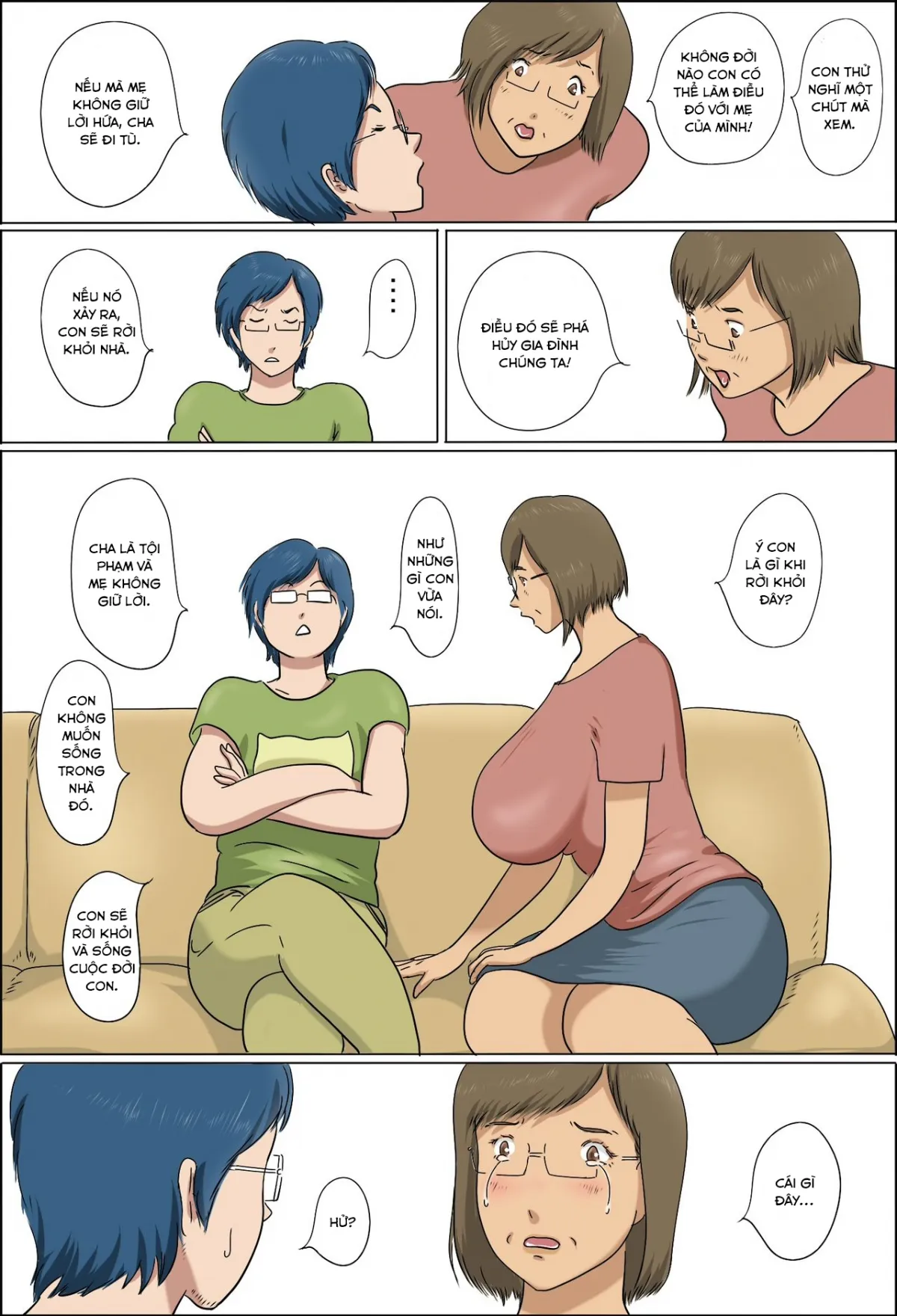HentaiVN.net - Ảnh 12 - Haha To Musuko No Kazoku Seikatsu [Family Life of Mother and Son] - Chap 1