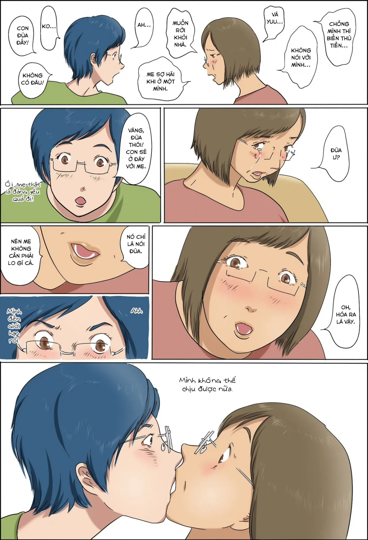 HentaiVN.net - Ảnh 13 - Haha To Musuko No Kazoku Seikatsu [Family Life of Mother and Son] - Chap 1