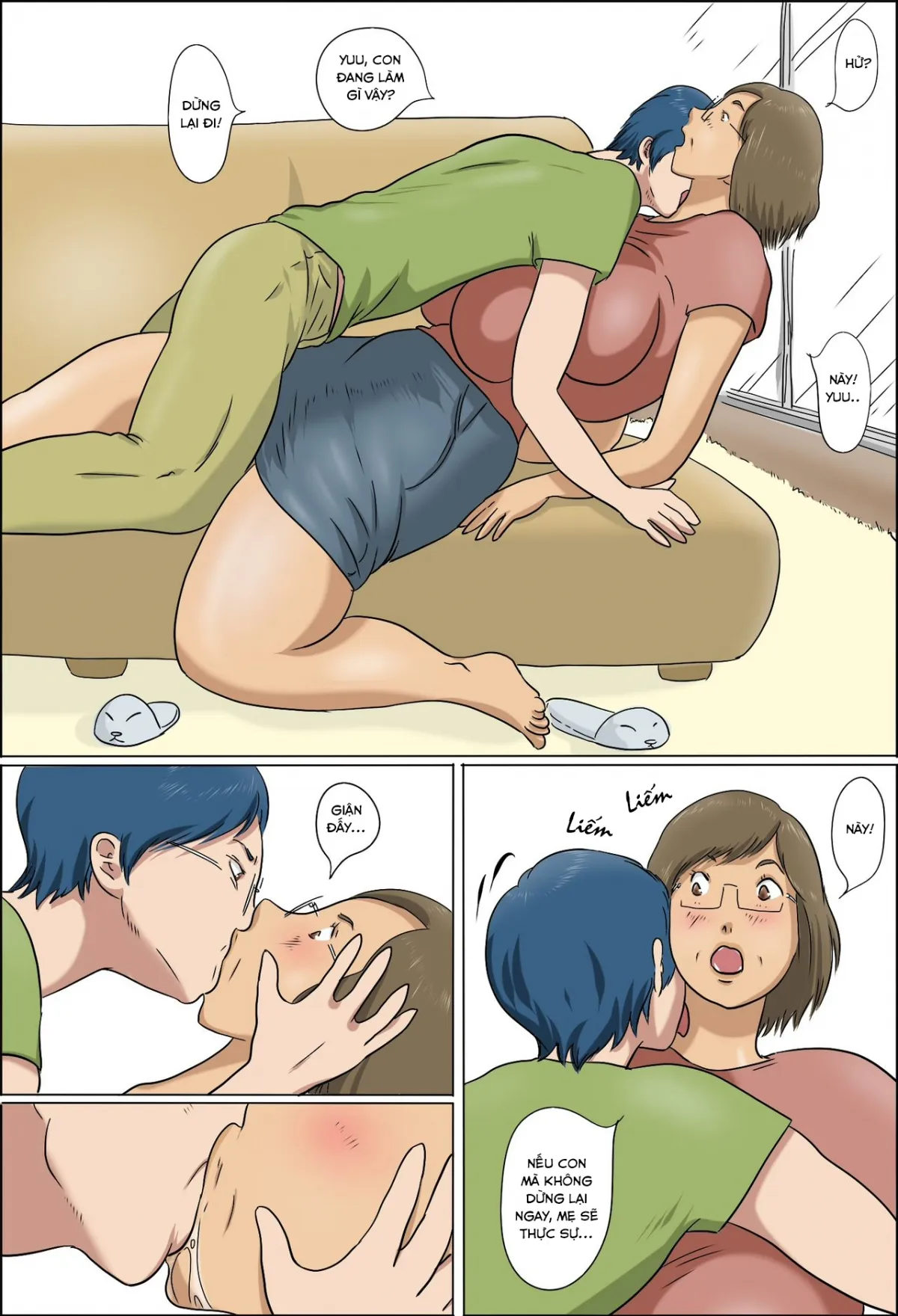 HentaiVN.net - Ảnh 14 - Haha To Musuko No Kazoku Seikatsu [Family Life of Mother and Son] - Chap 1