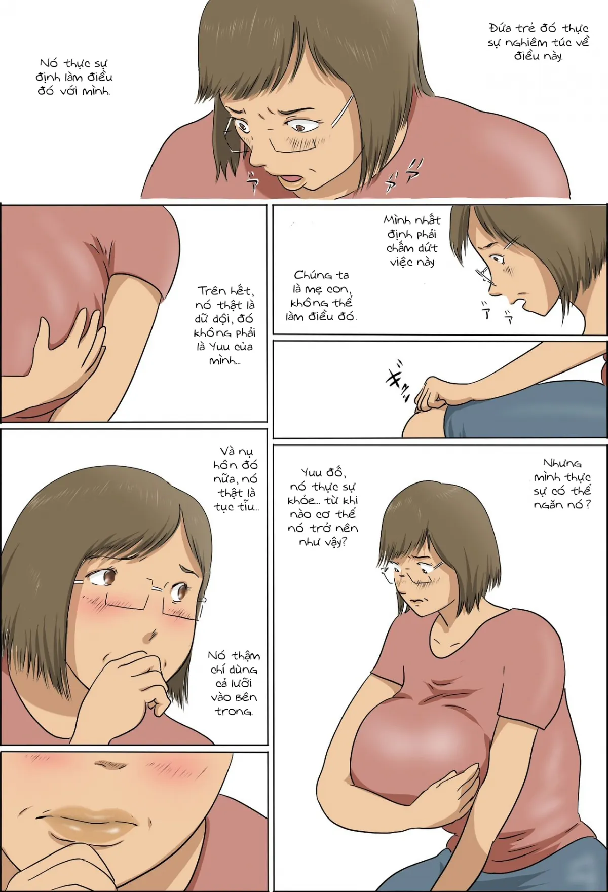 HentaiVN.net - Ảnh 17 - Haha To Musuko No Kazoku Seikatsu [Family Life of Mother and Son] - Chap 1